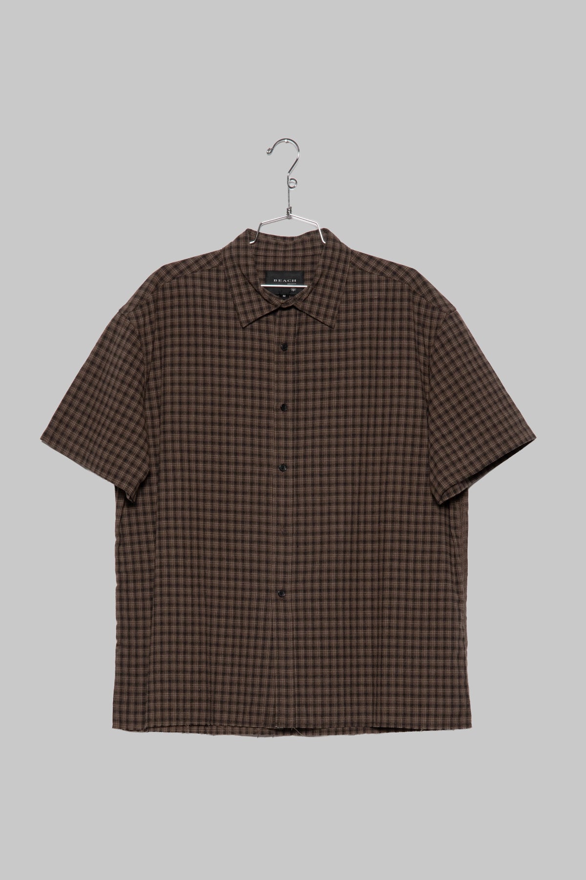 Hold SS Shirt - Brown Check