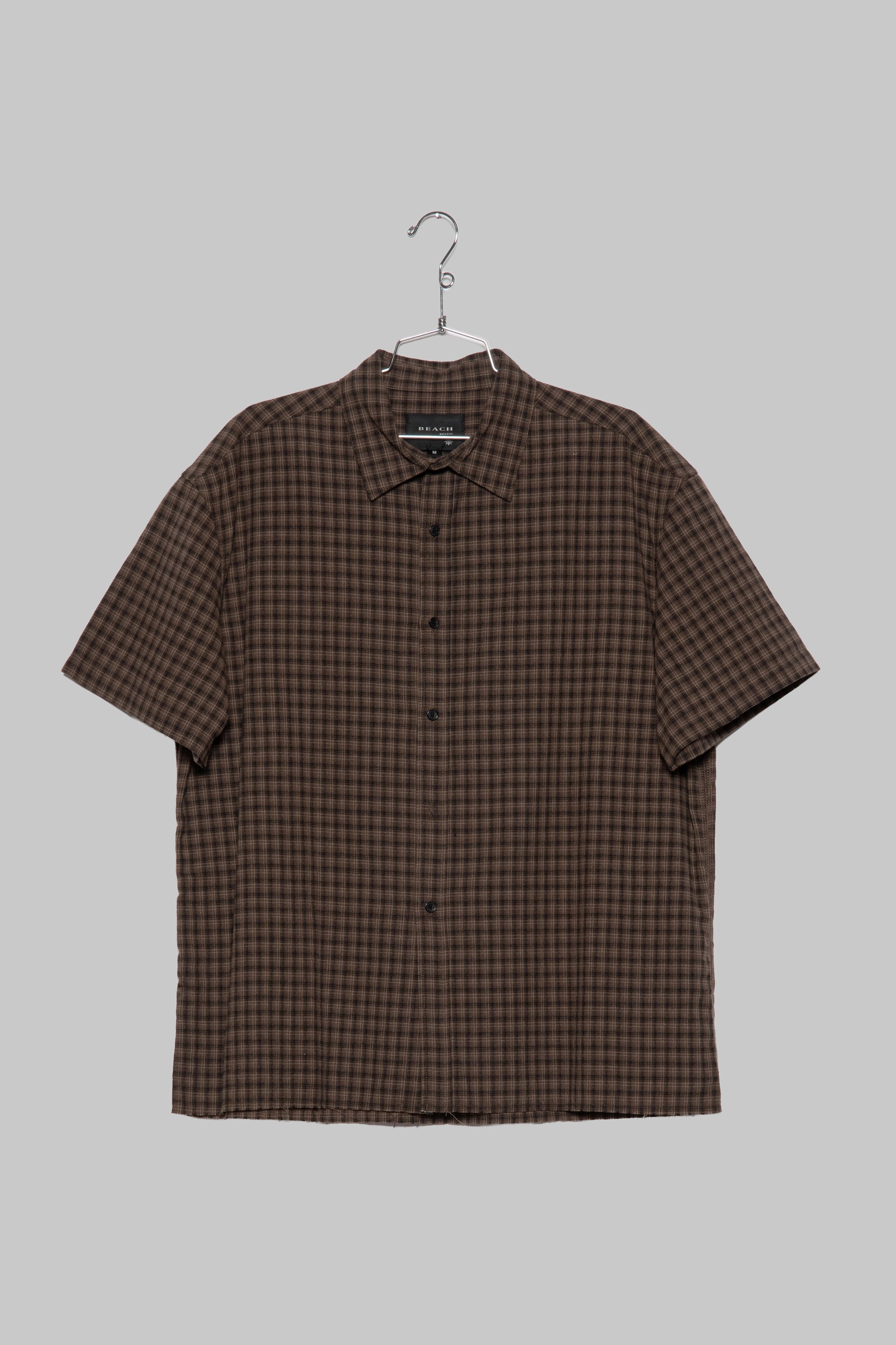Hold SS Shirt - Brown Check