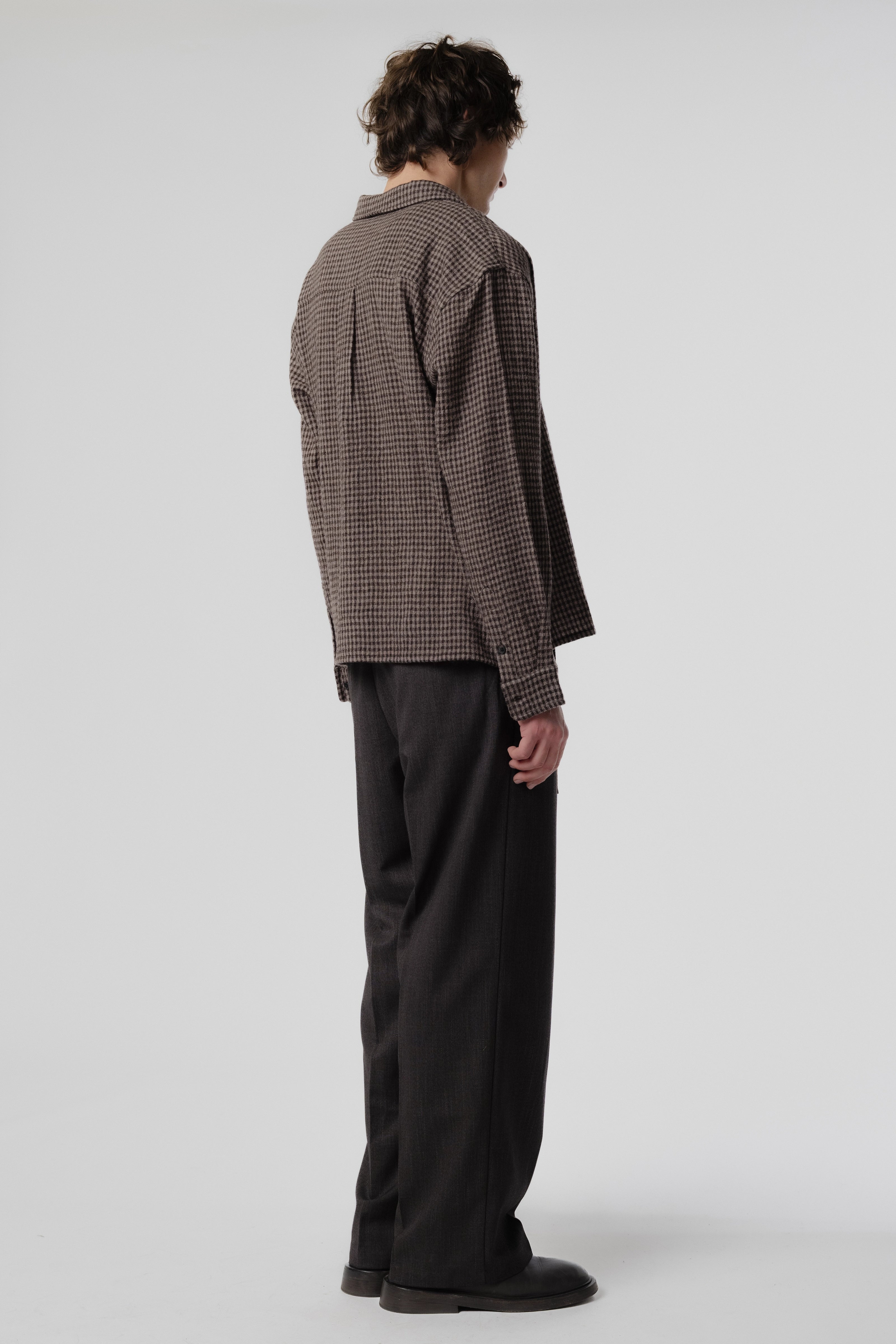 Hold LS Shirt - Brown Check