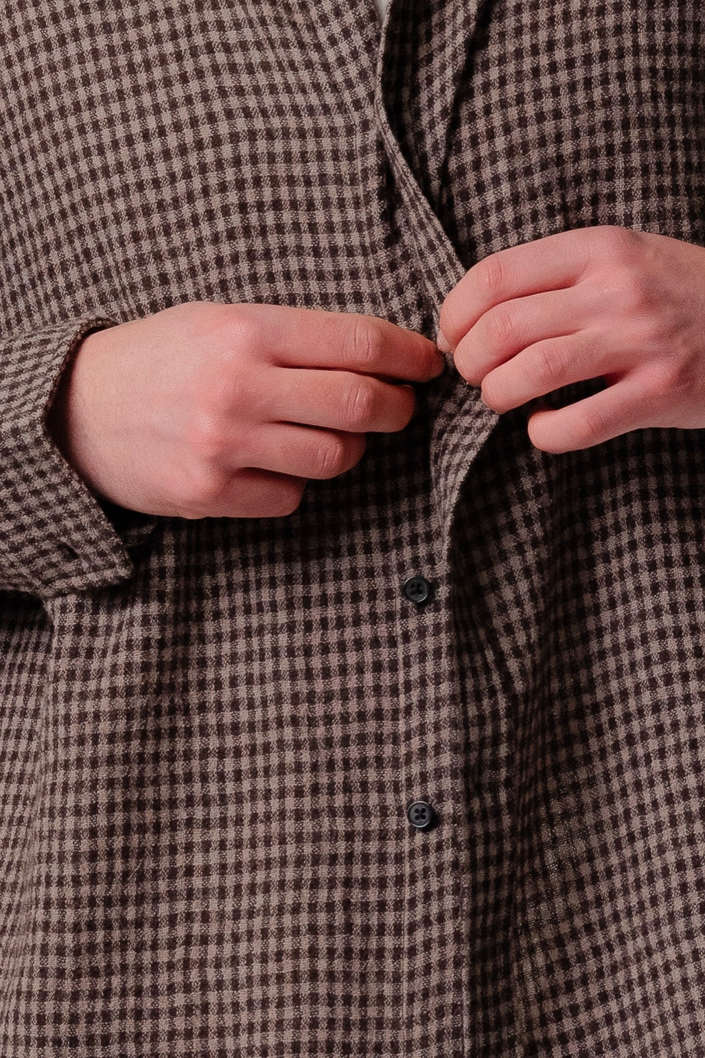 Hold LS Shirt - Brown Check