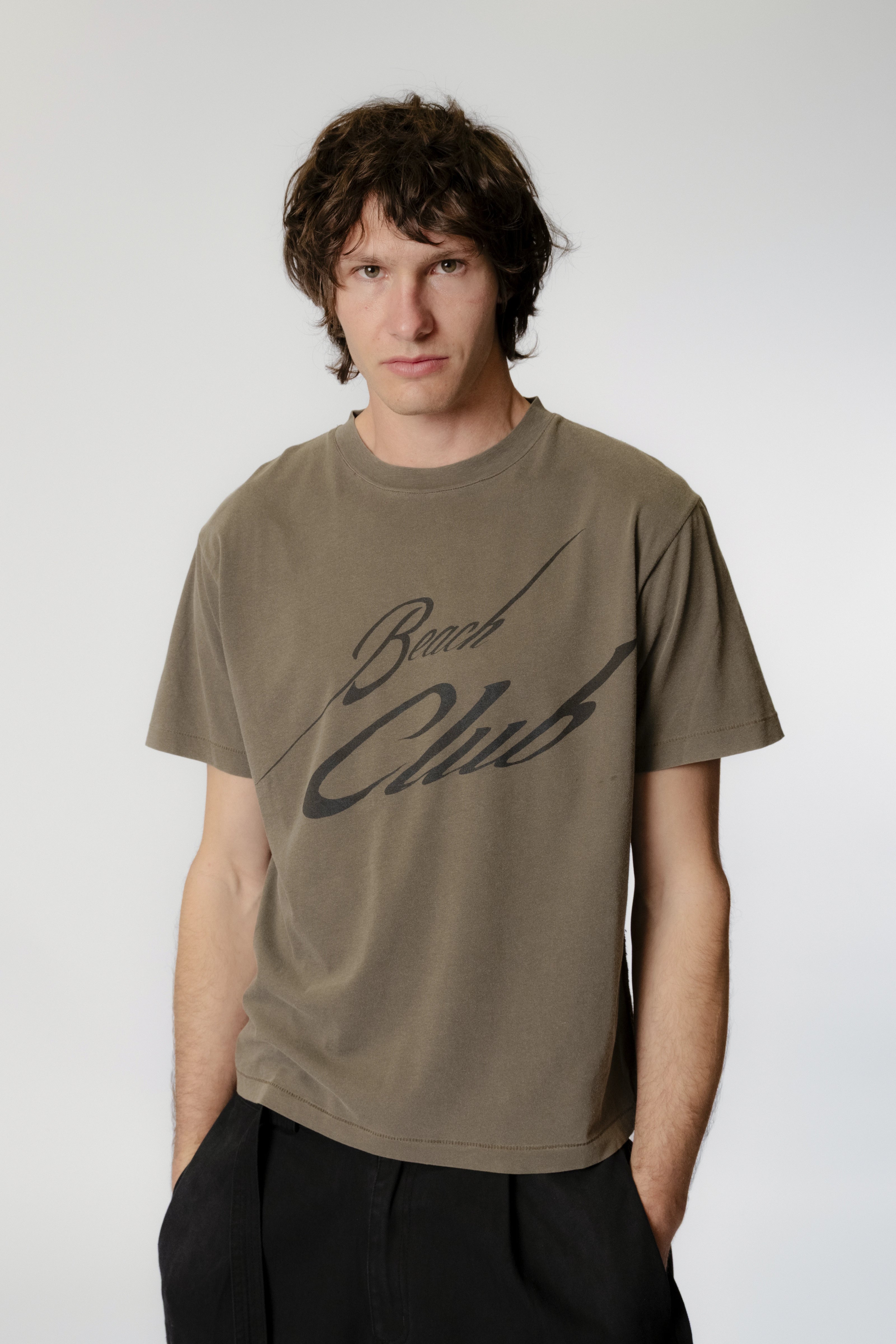 Beach Club Tide T-Shirt - Brown