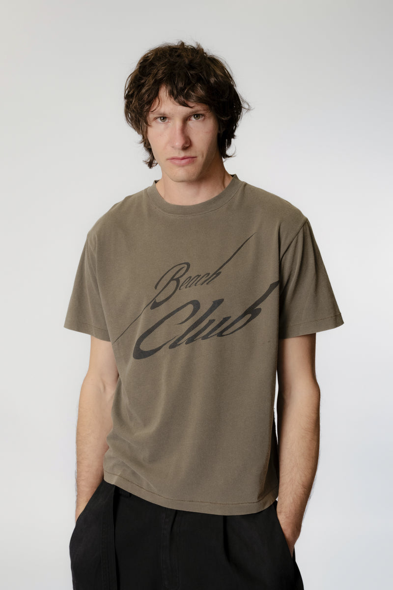 Beach Club Tide T-Shirt - Brown