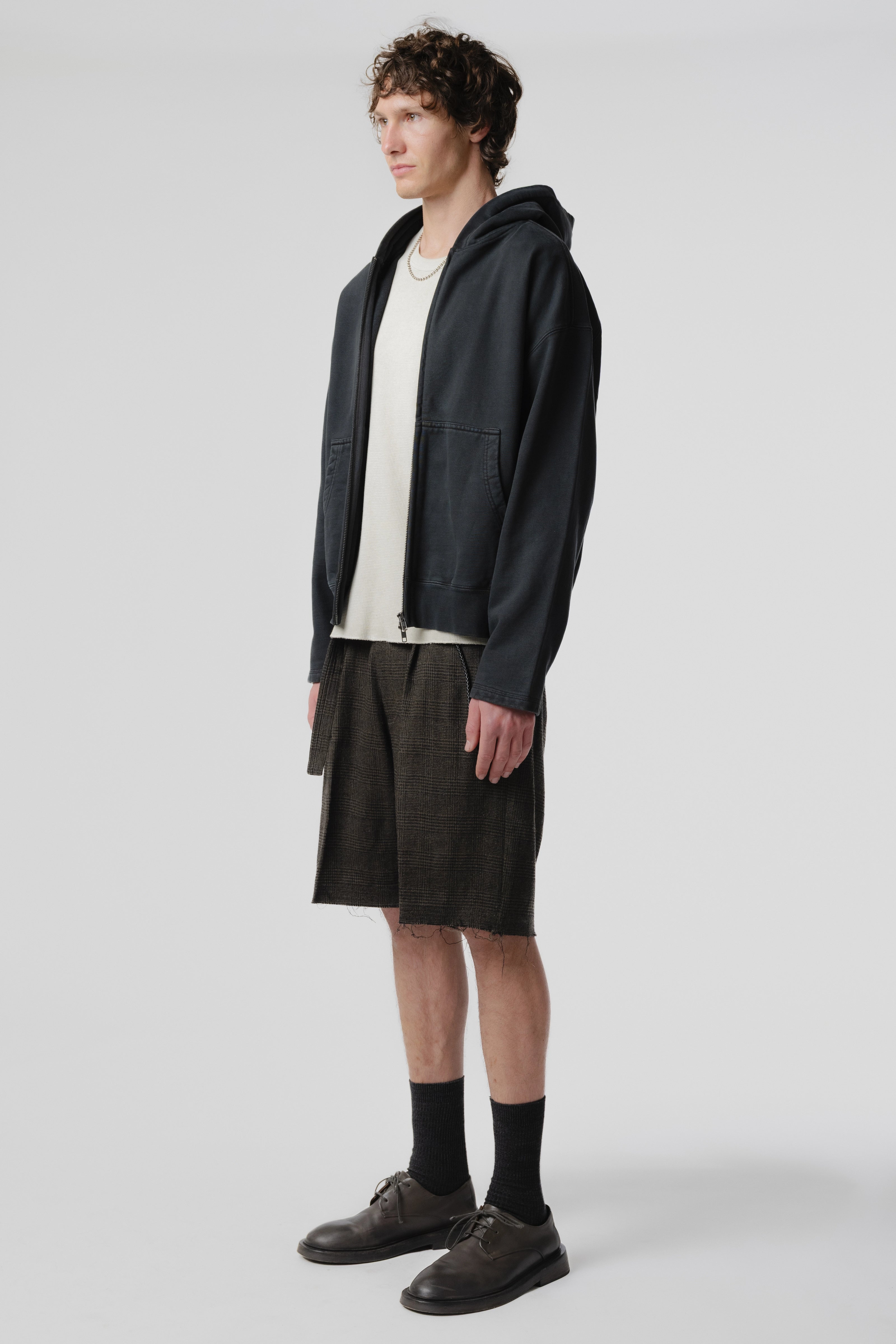 Tour Zip Hood - Black