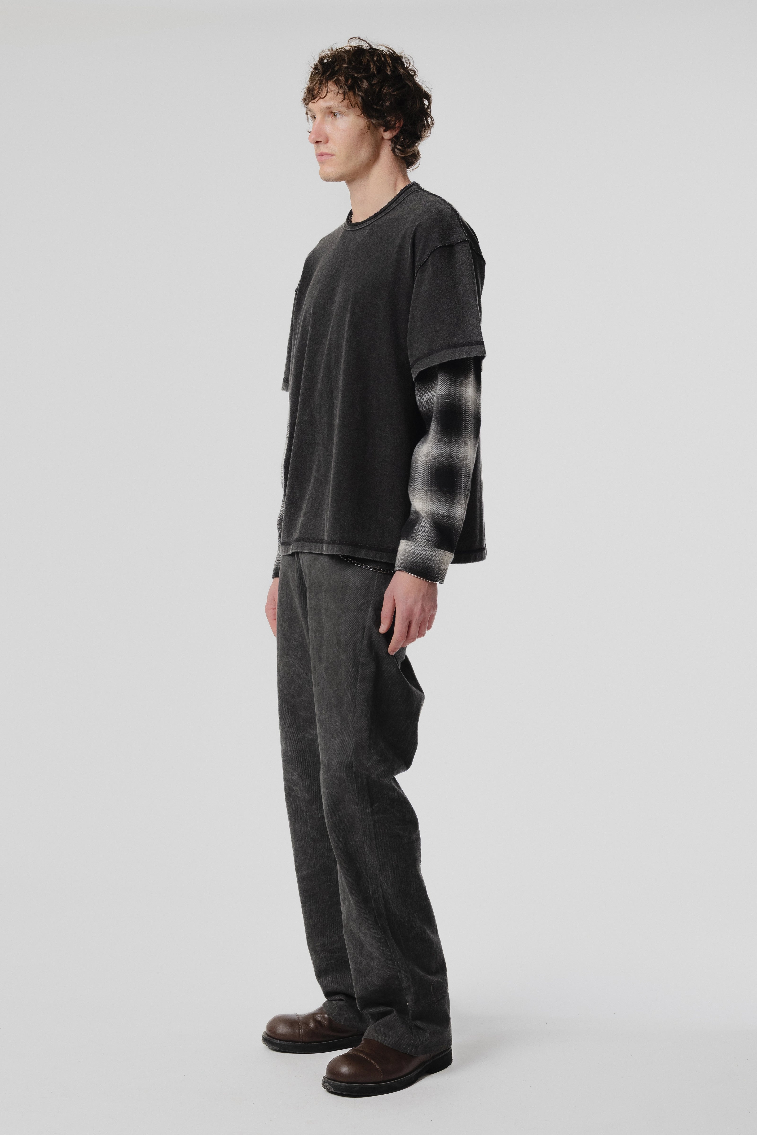 Dead End Shirt - Black/Plaid