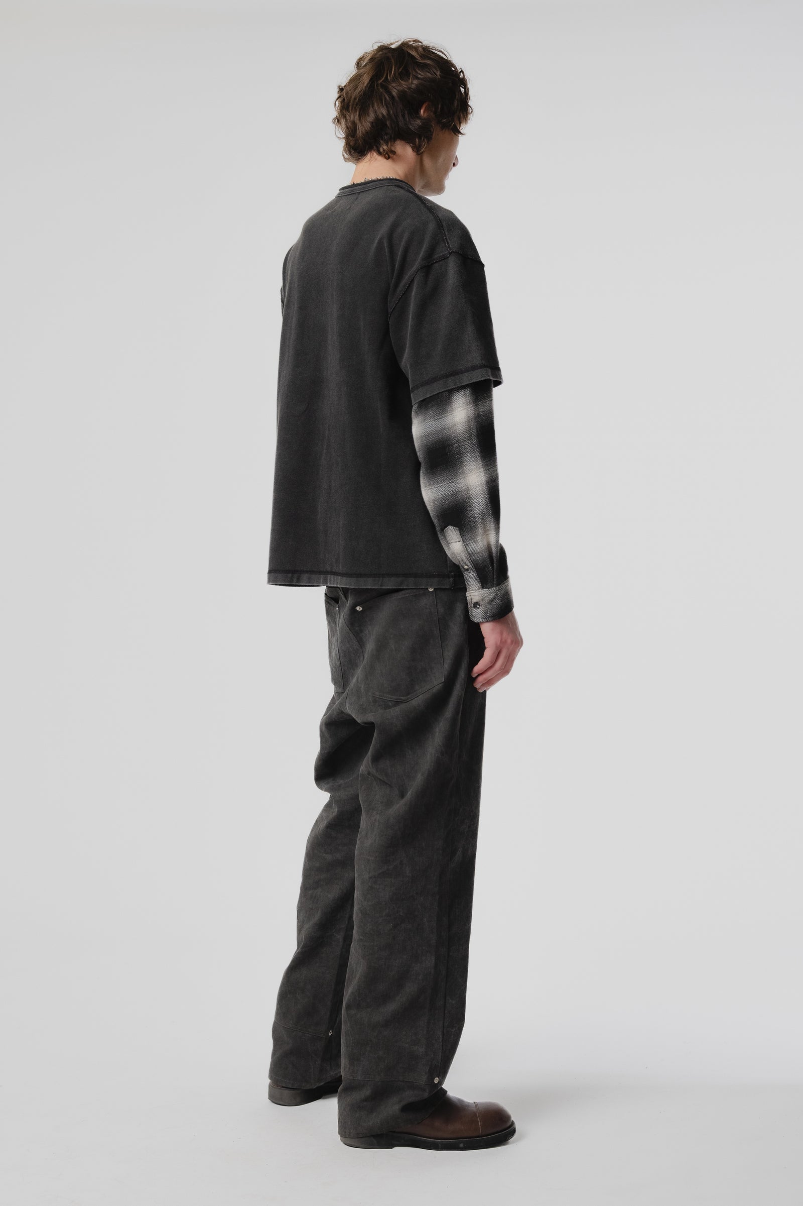 Dead End Shirt - Black/Plaid