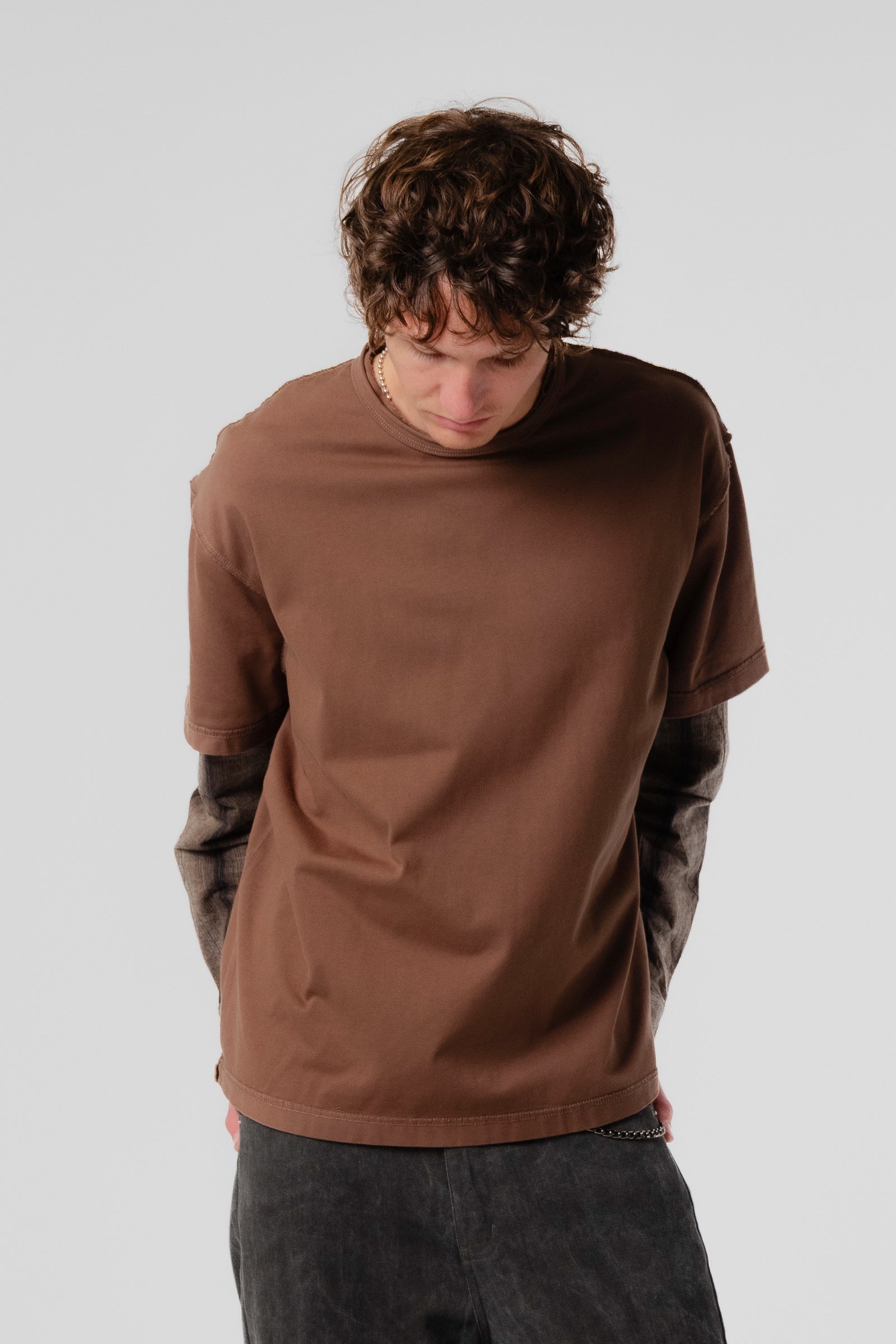 Dead End Shirt - Brown/Ash Stripe