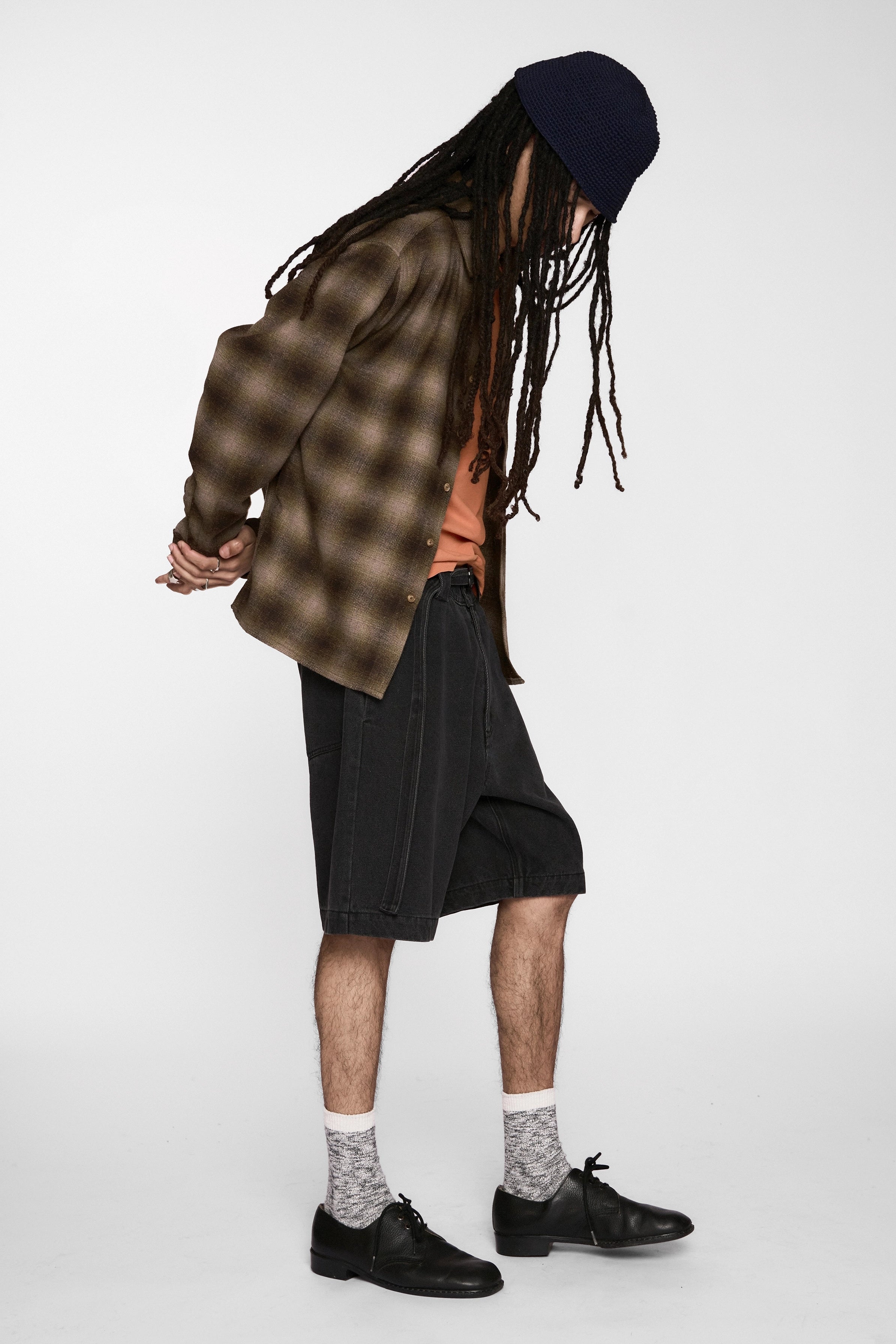 Hold LS Shirt - Brown Plaid
