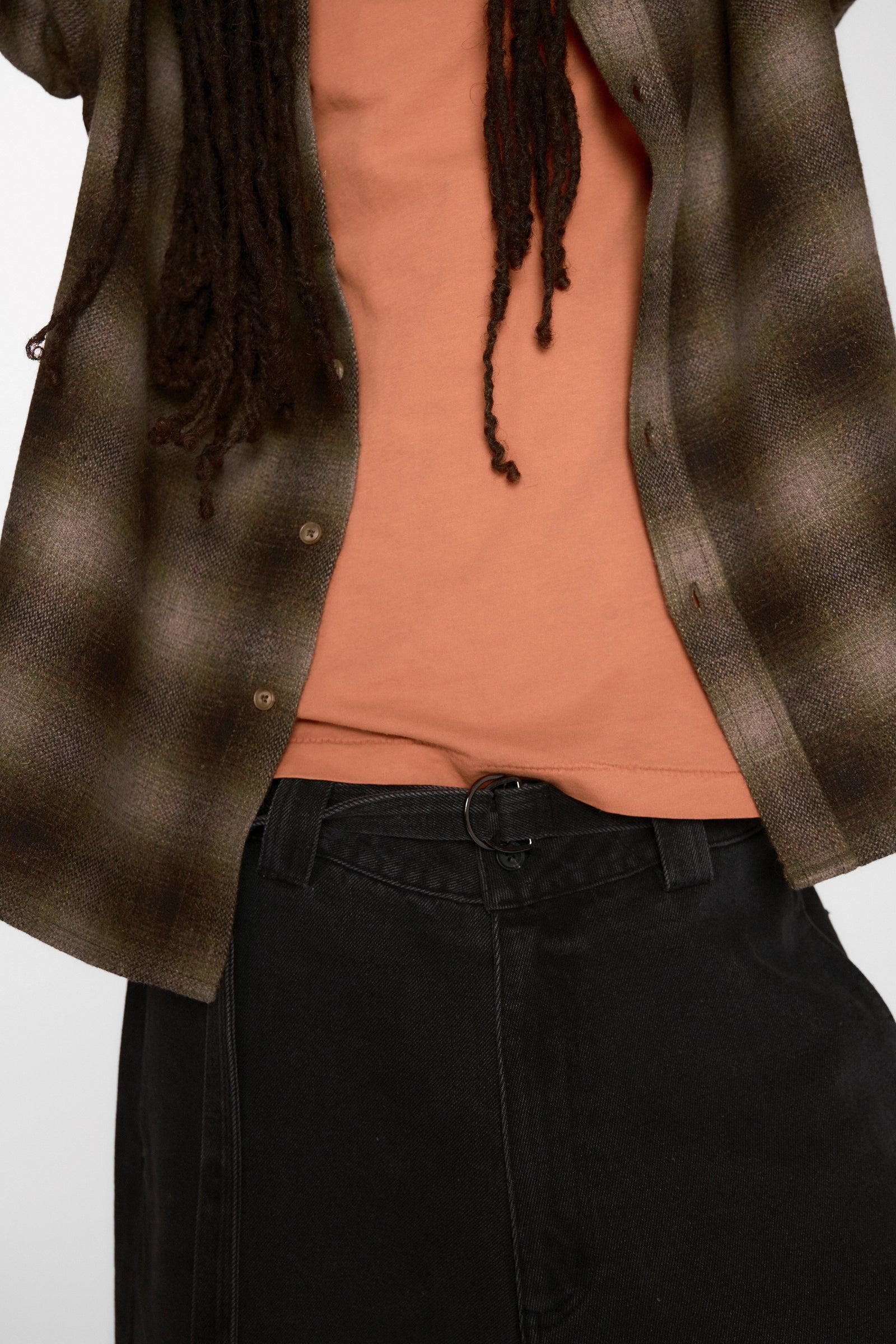 Hold LS Shirt - Brown Plaid
