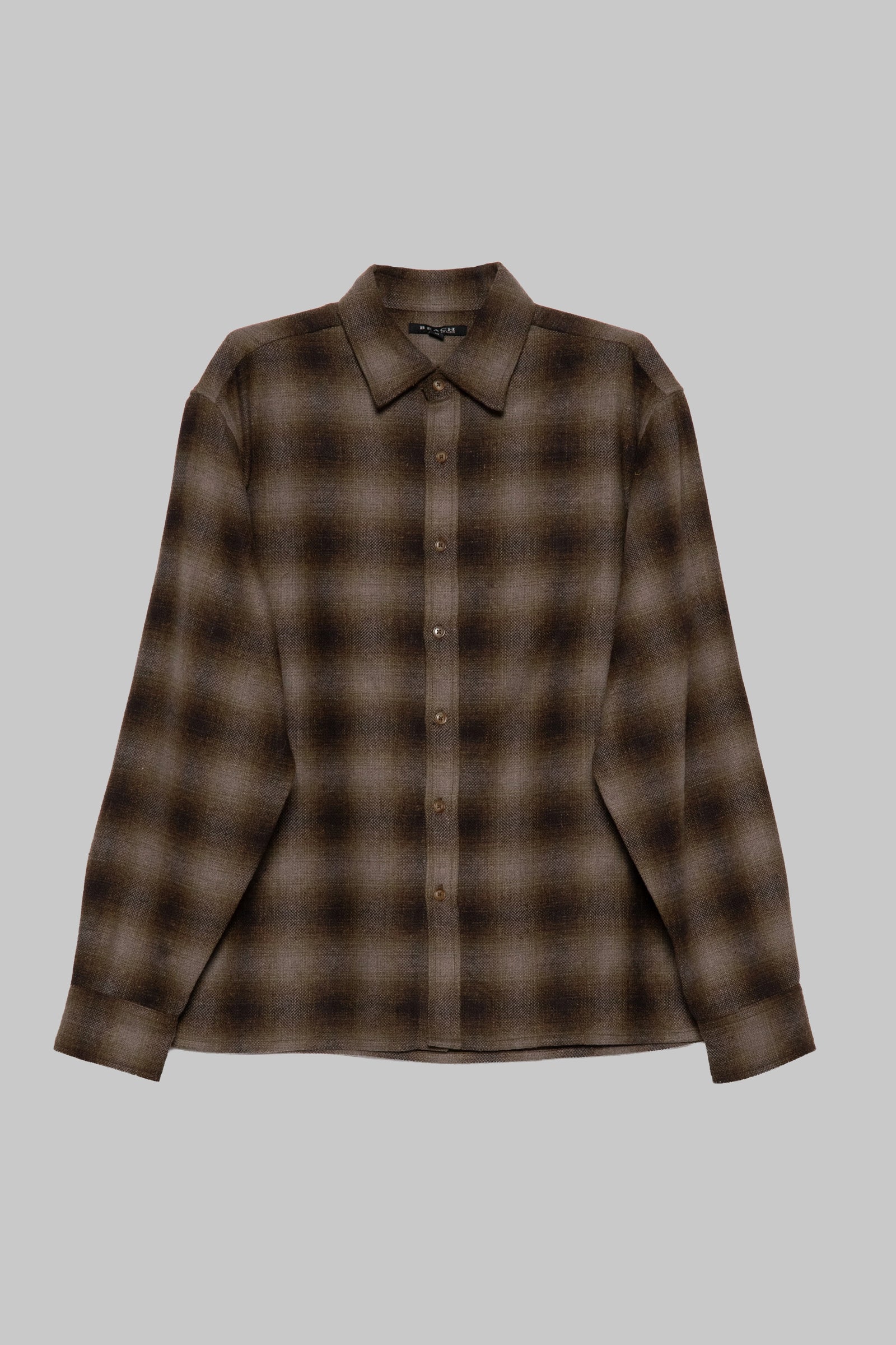 Hold LS Shirt - Brown Plaid