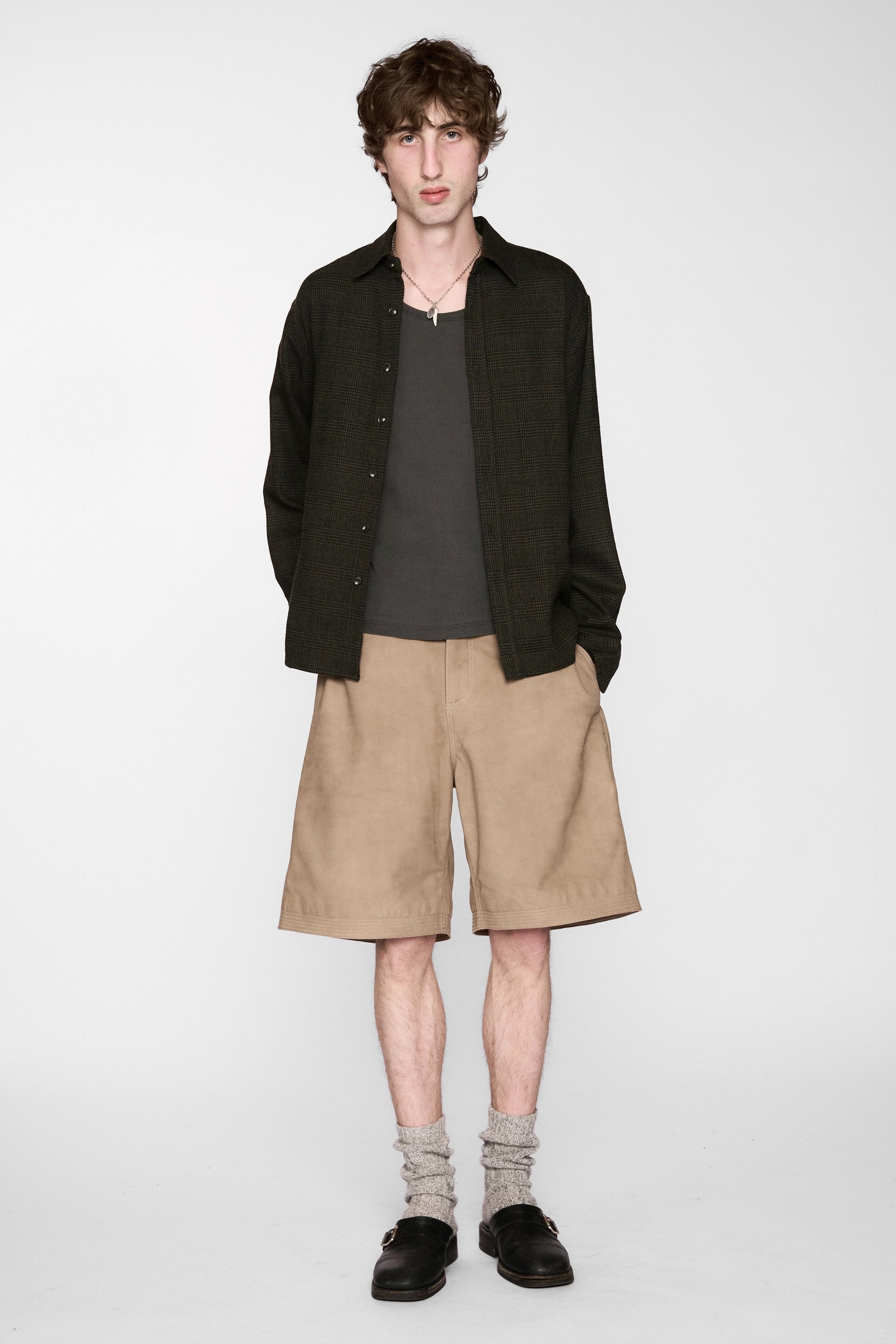 Hold LS Shirt - Green/Black Plaid