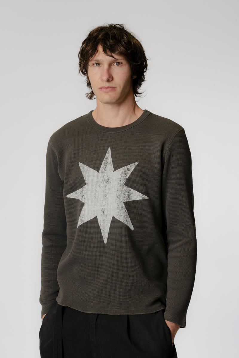 Star Drive Waffle LS - Charcoal