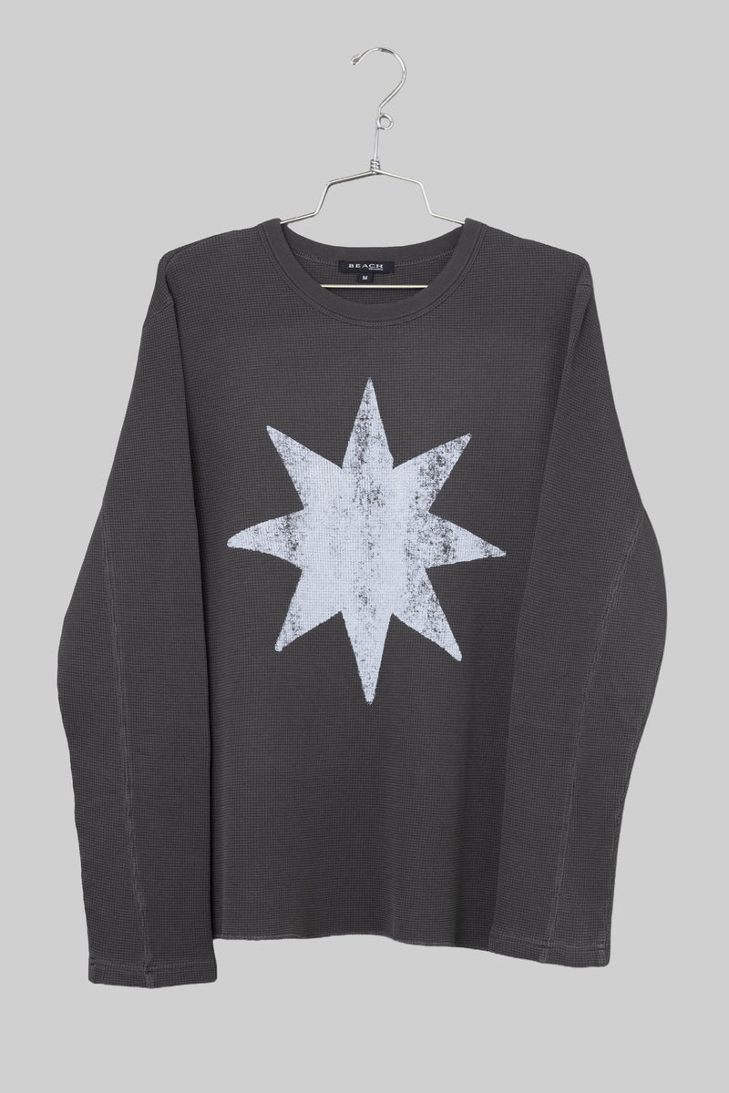 Star Drive Waffle LS - Charcoal