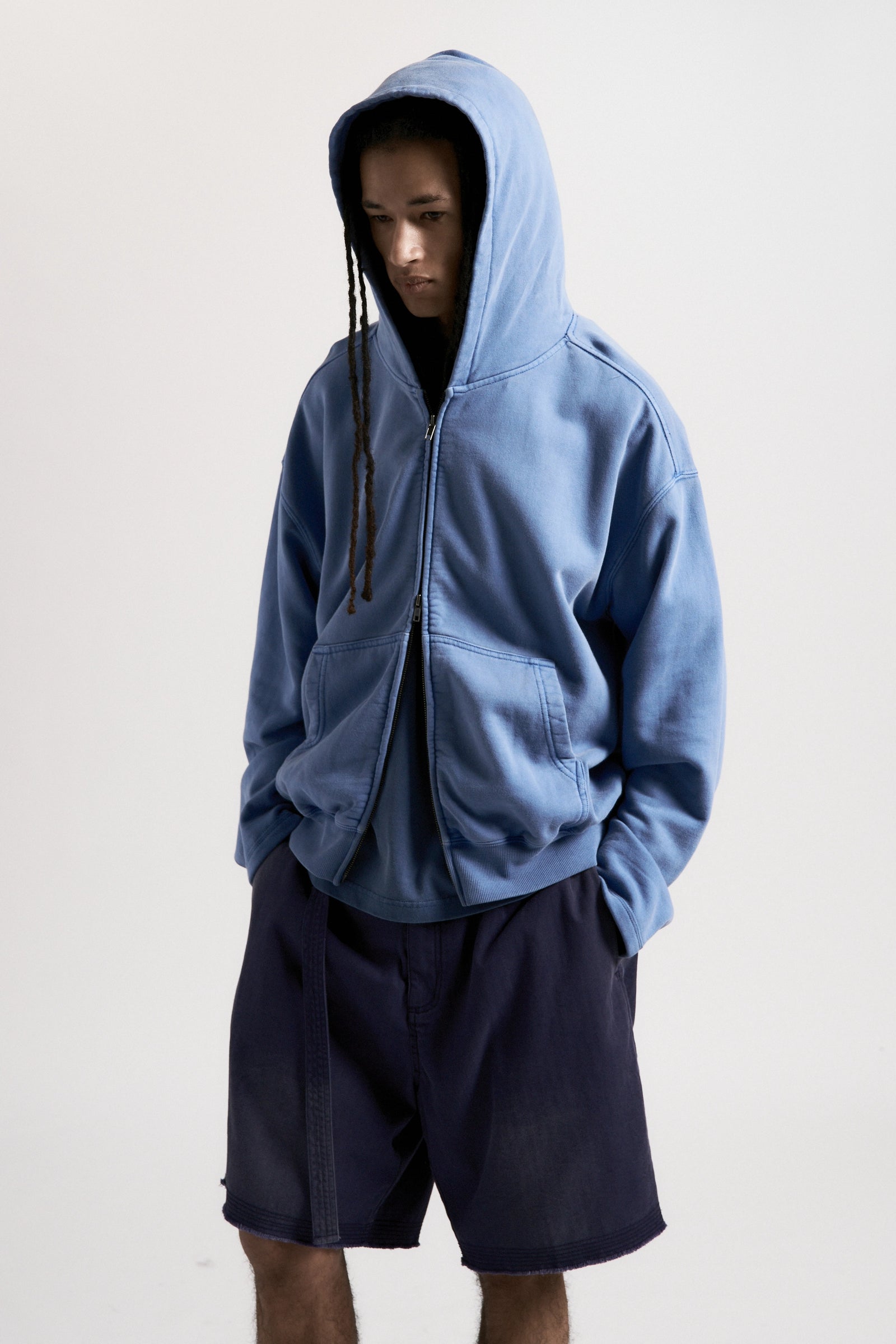 Tour Zip Hood - Indigo