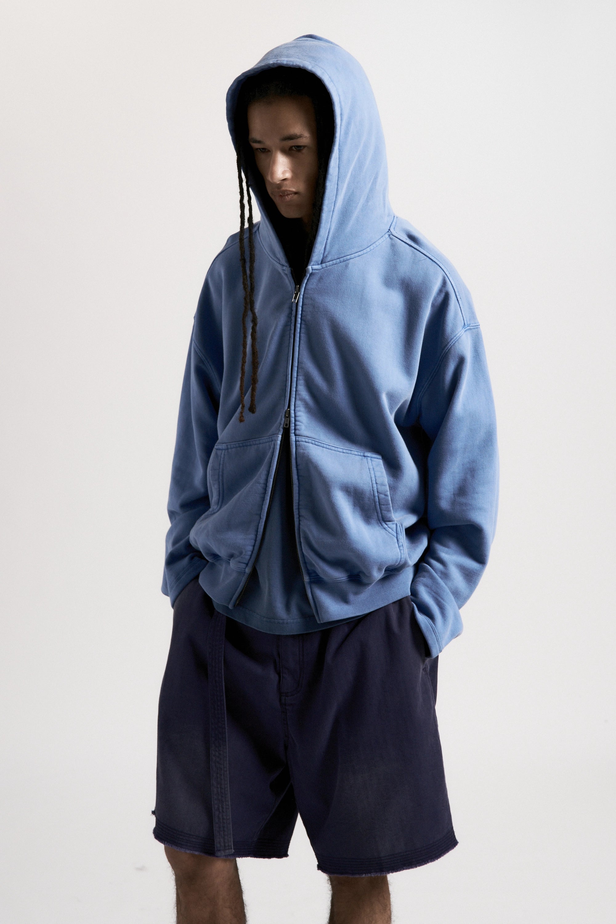 Tour Zip Hood - Indigo