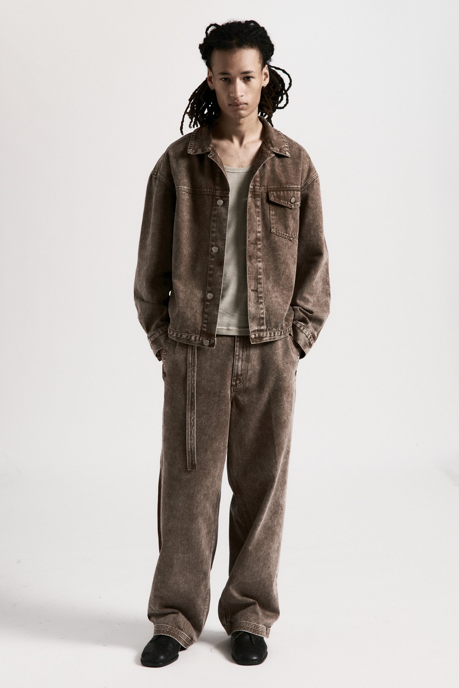 Trucker Jacket - Brown
