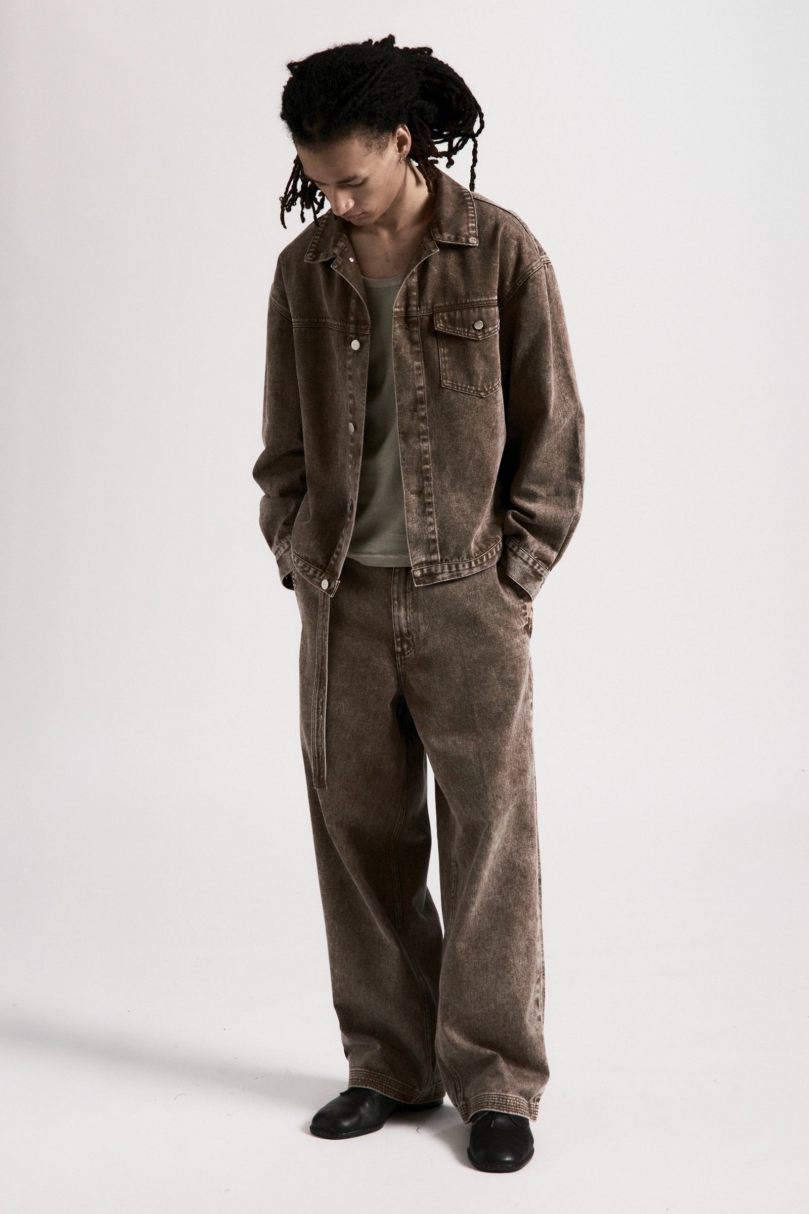 Trucker Jacket - Brown