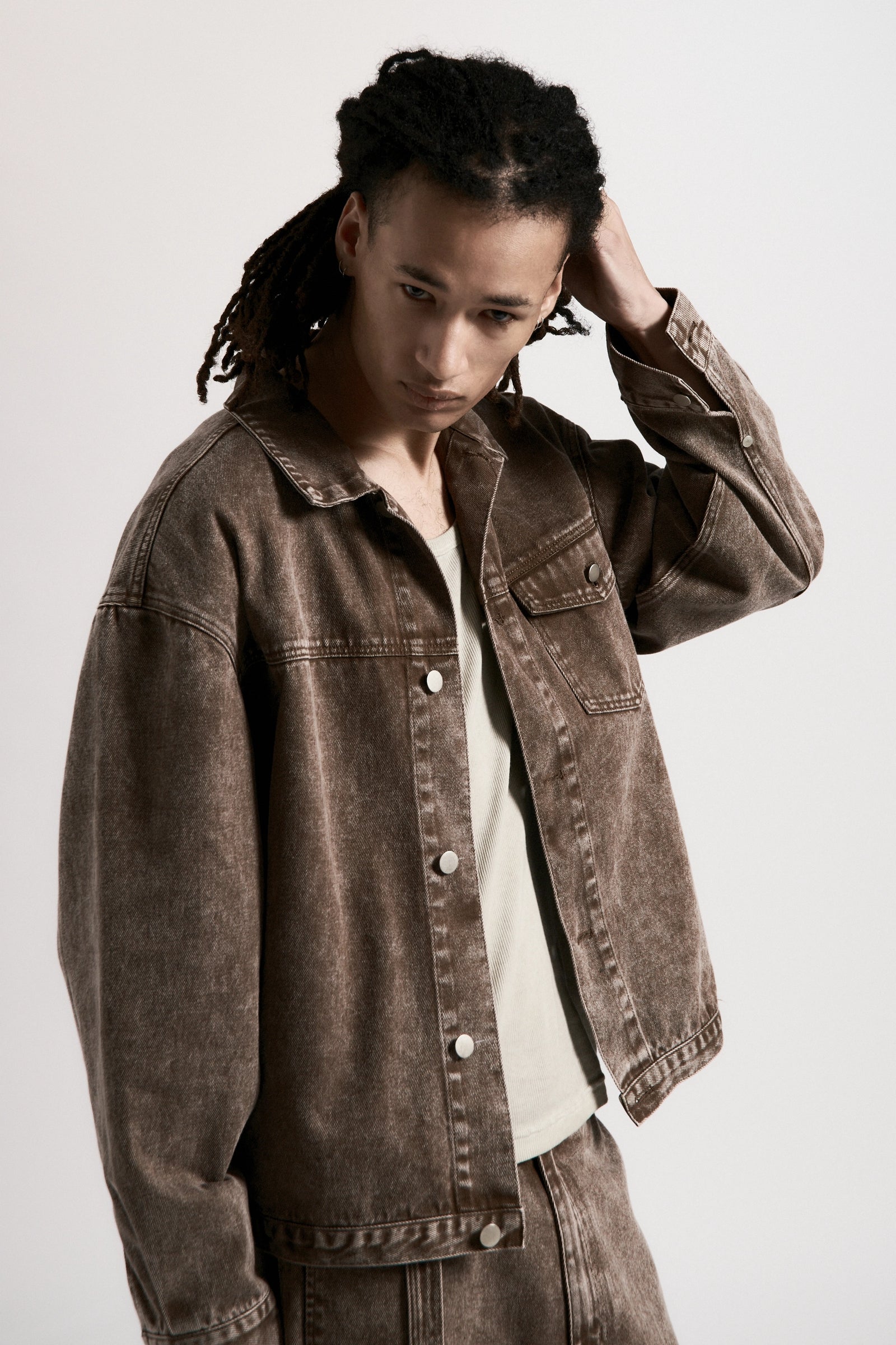 Trucker Jacket - Brown