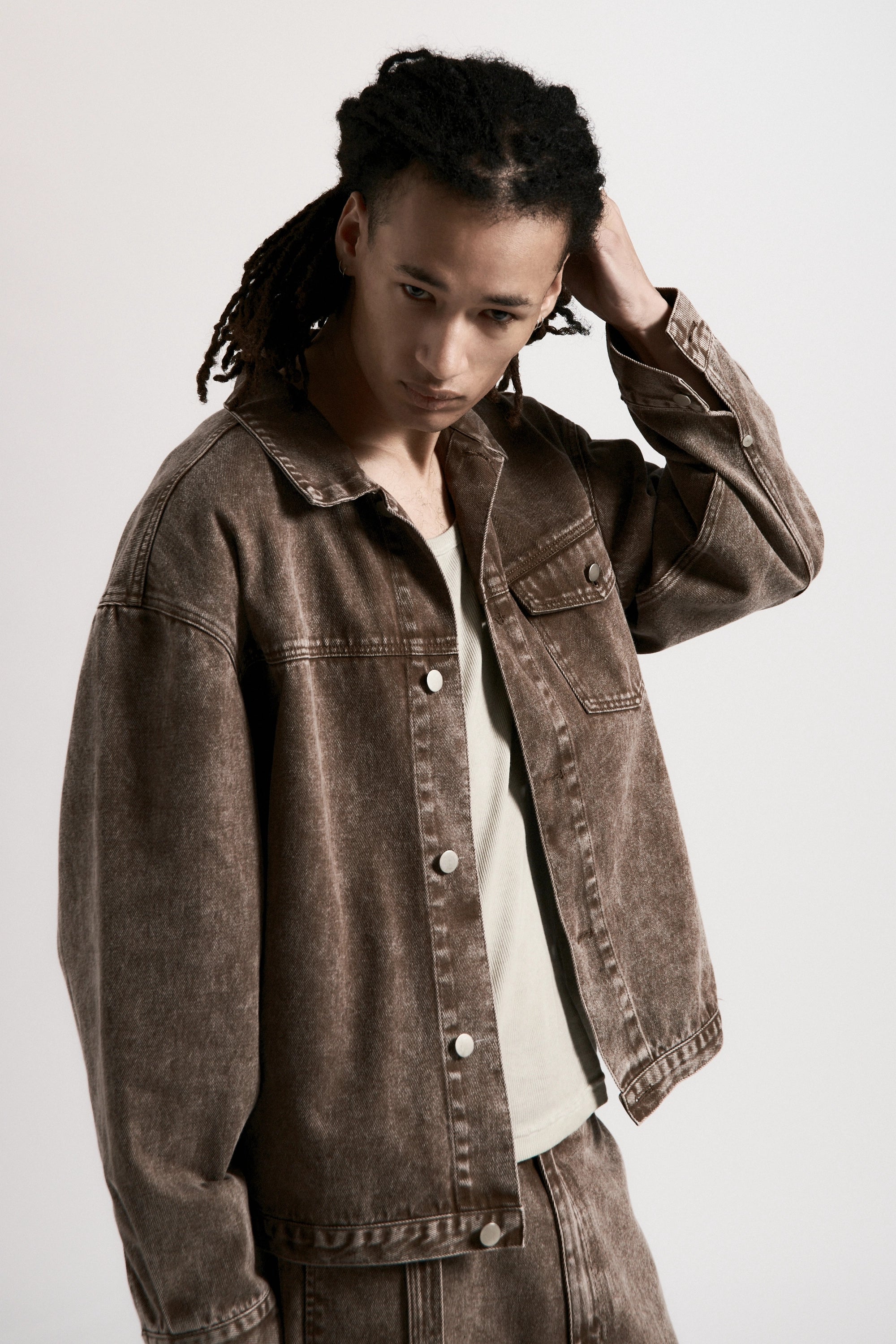 Trucker Jacket - Brown