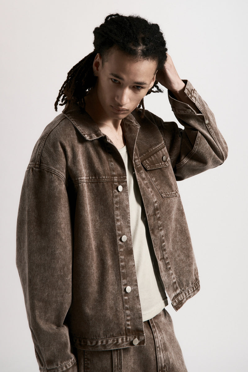 Trucker Jacket - Brown