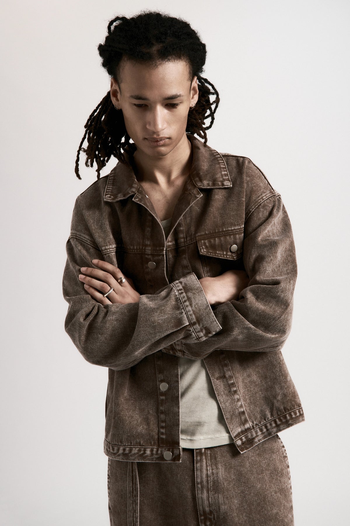 Trucker Jacket - Brown