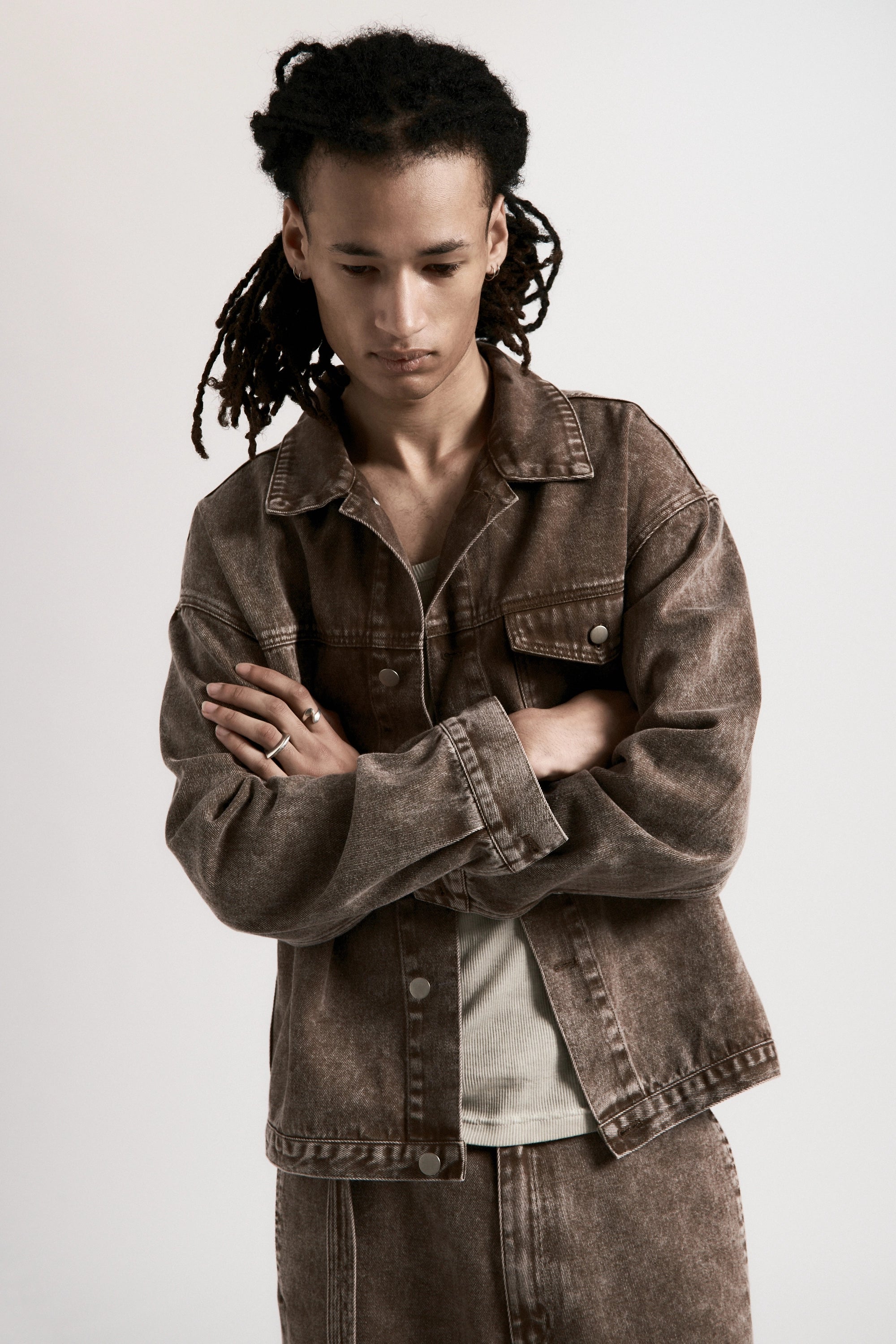 Trucker Jacket - Brown