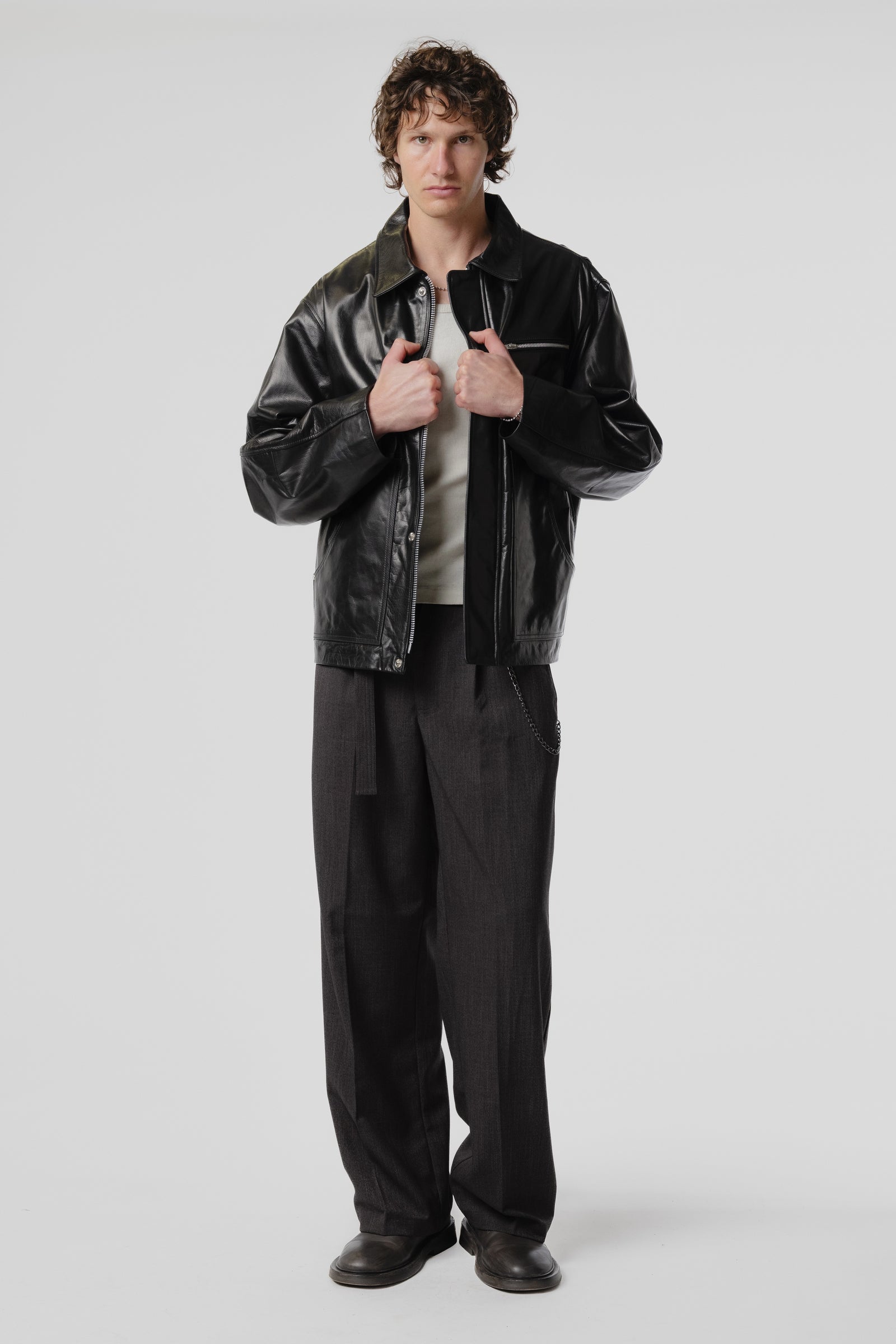 Welding Jacket - Gloss Black