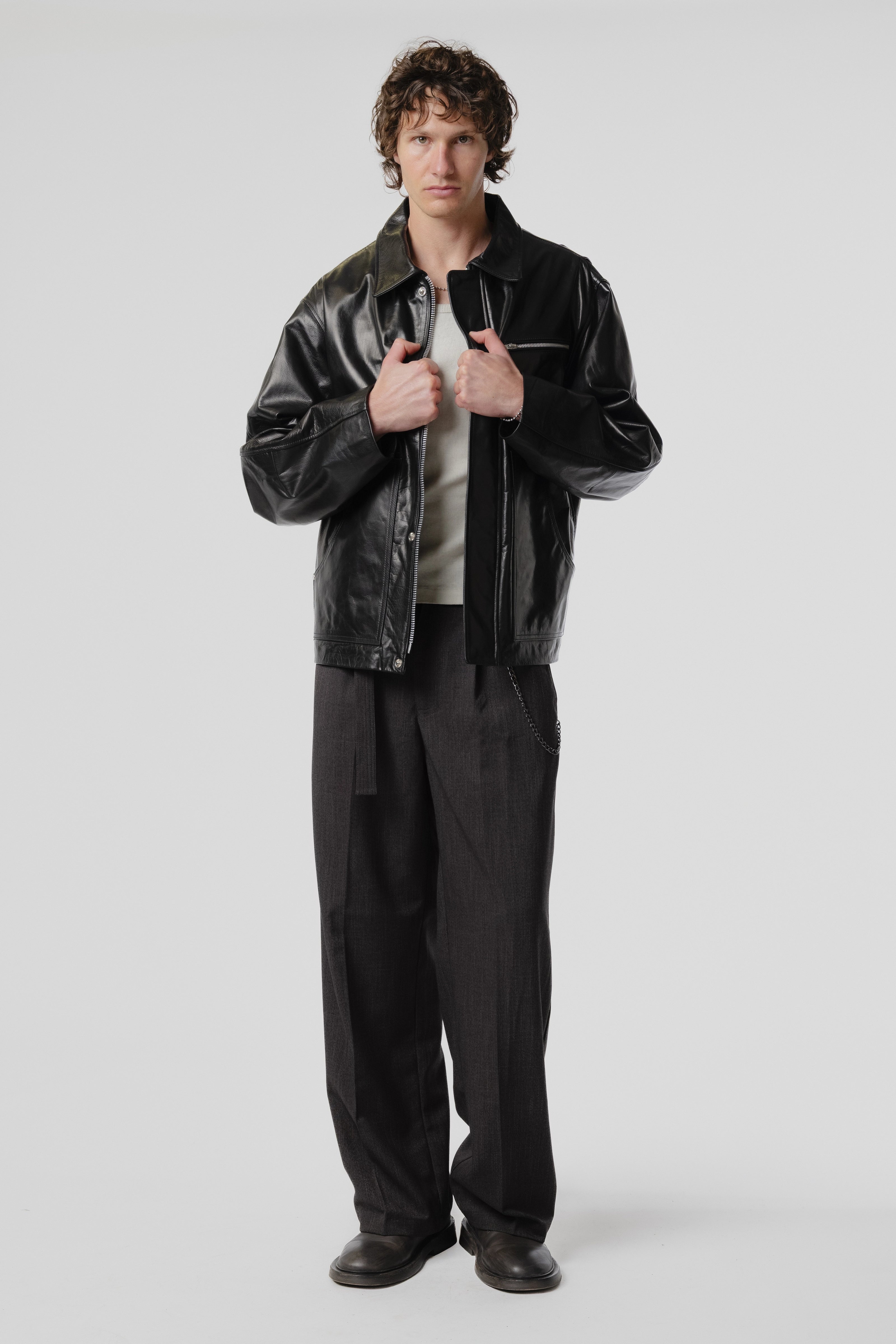 Welding Jacket - Gloss Black