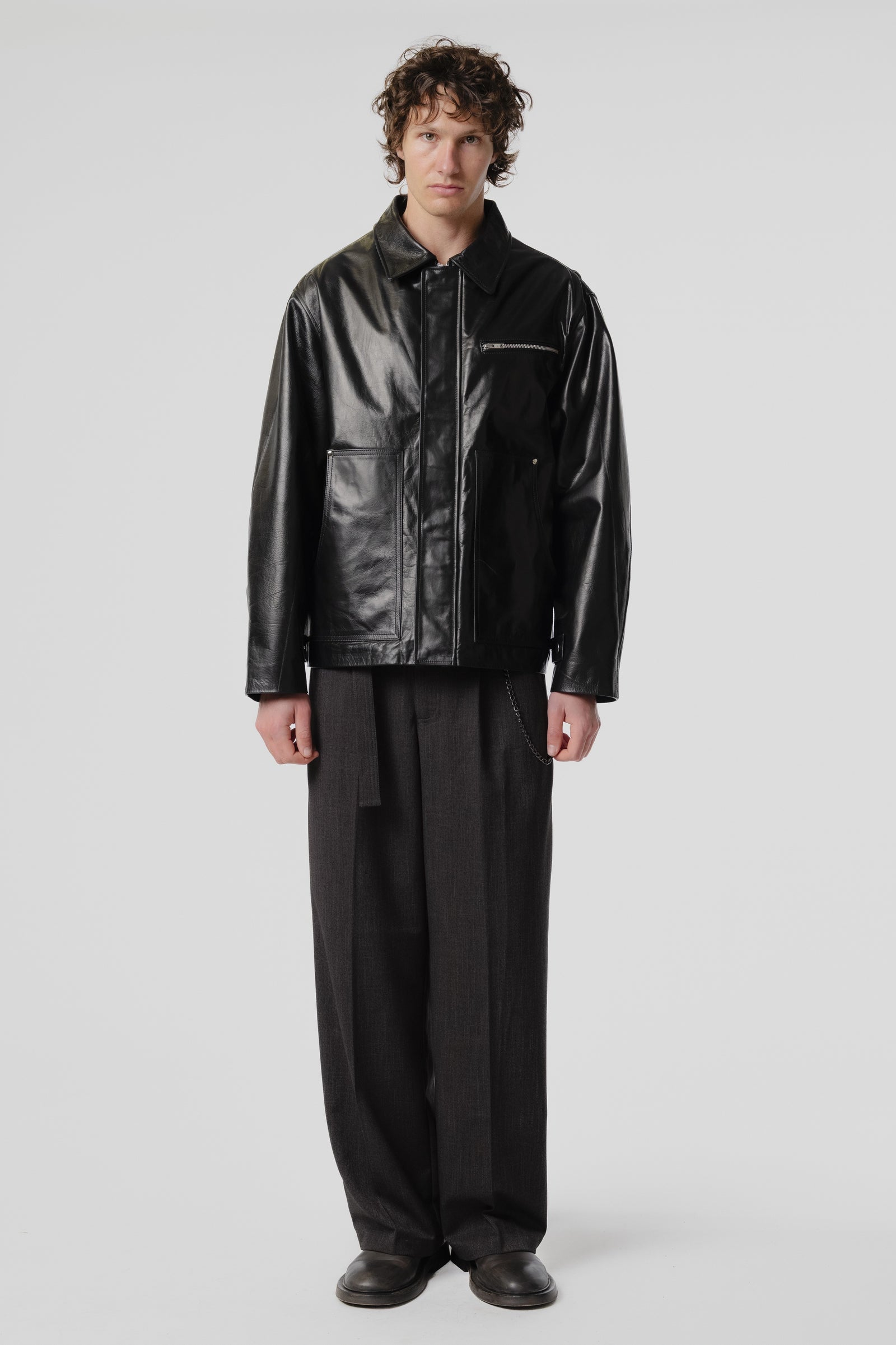 Welding Jacket - Gloss Black