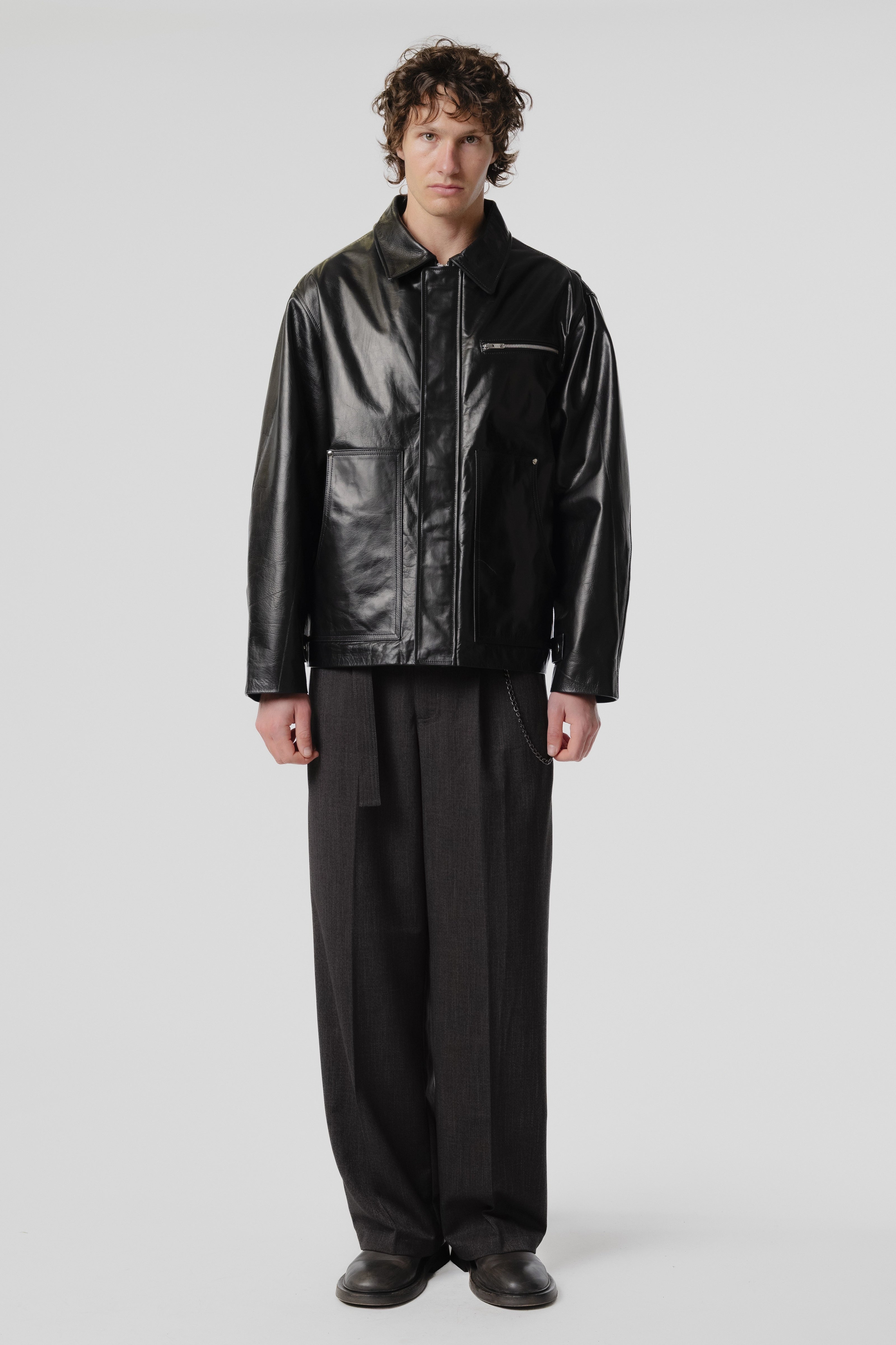 Welding Jacket - Gloss Black