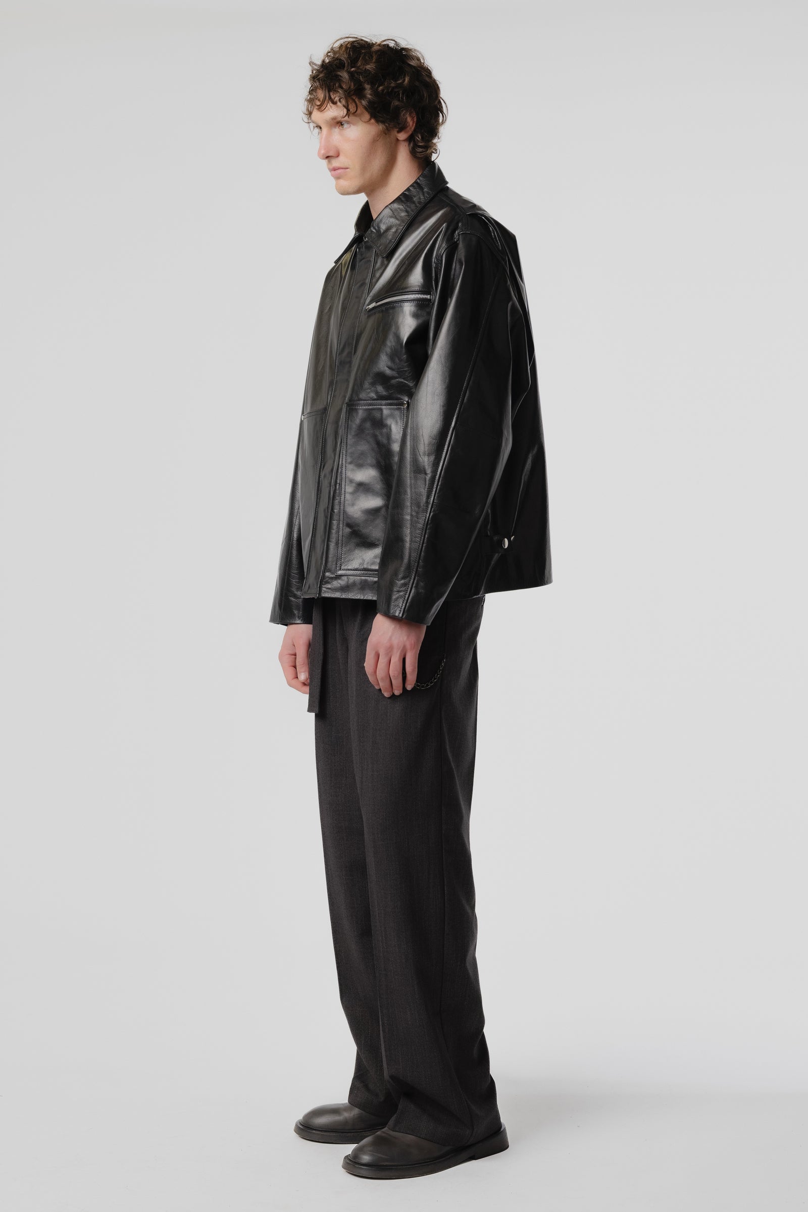 Welding Jacket - Gloss Black