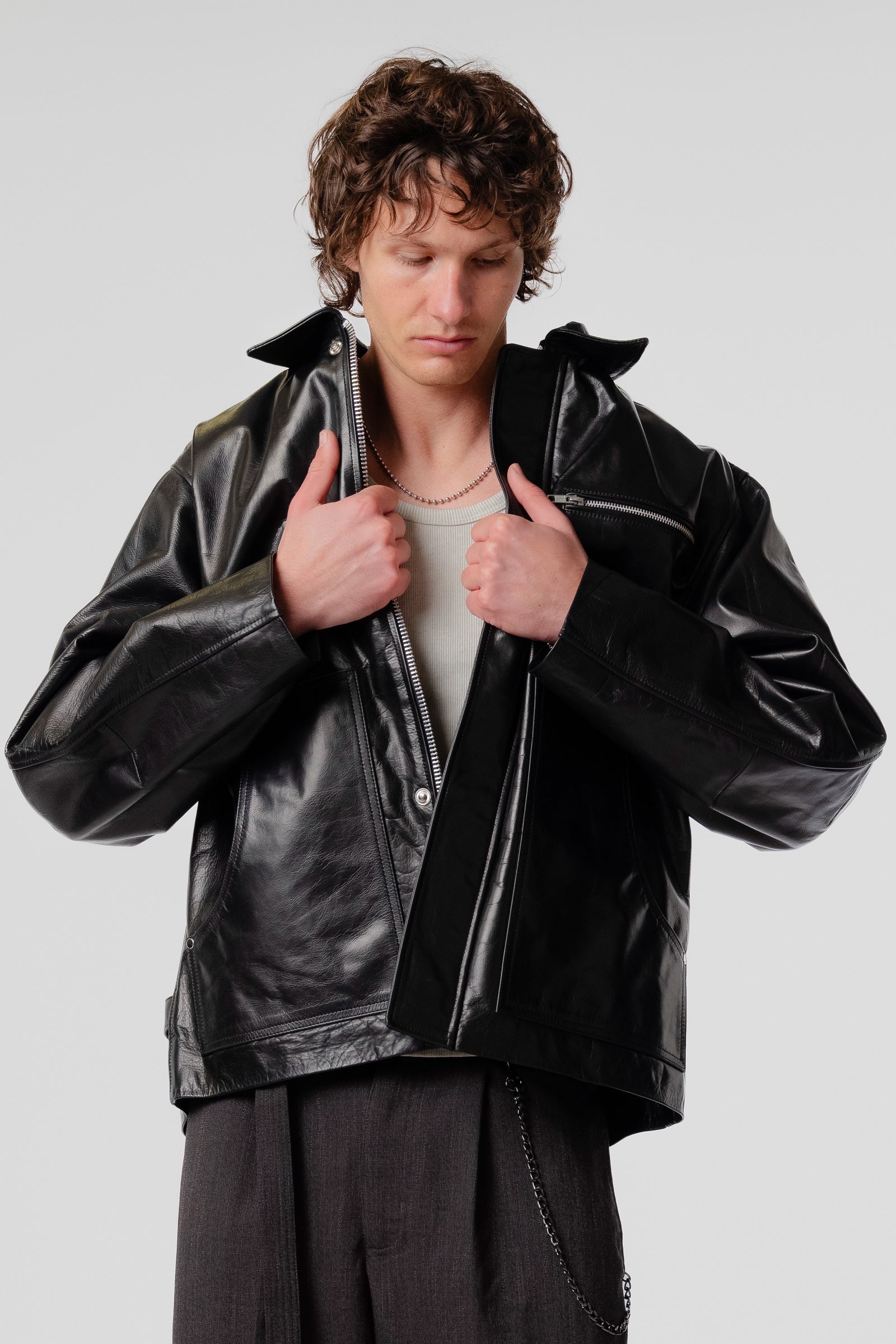 Welding Jacket - Gloss Black
