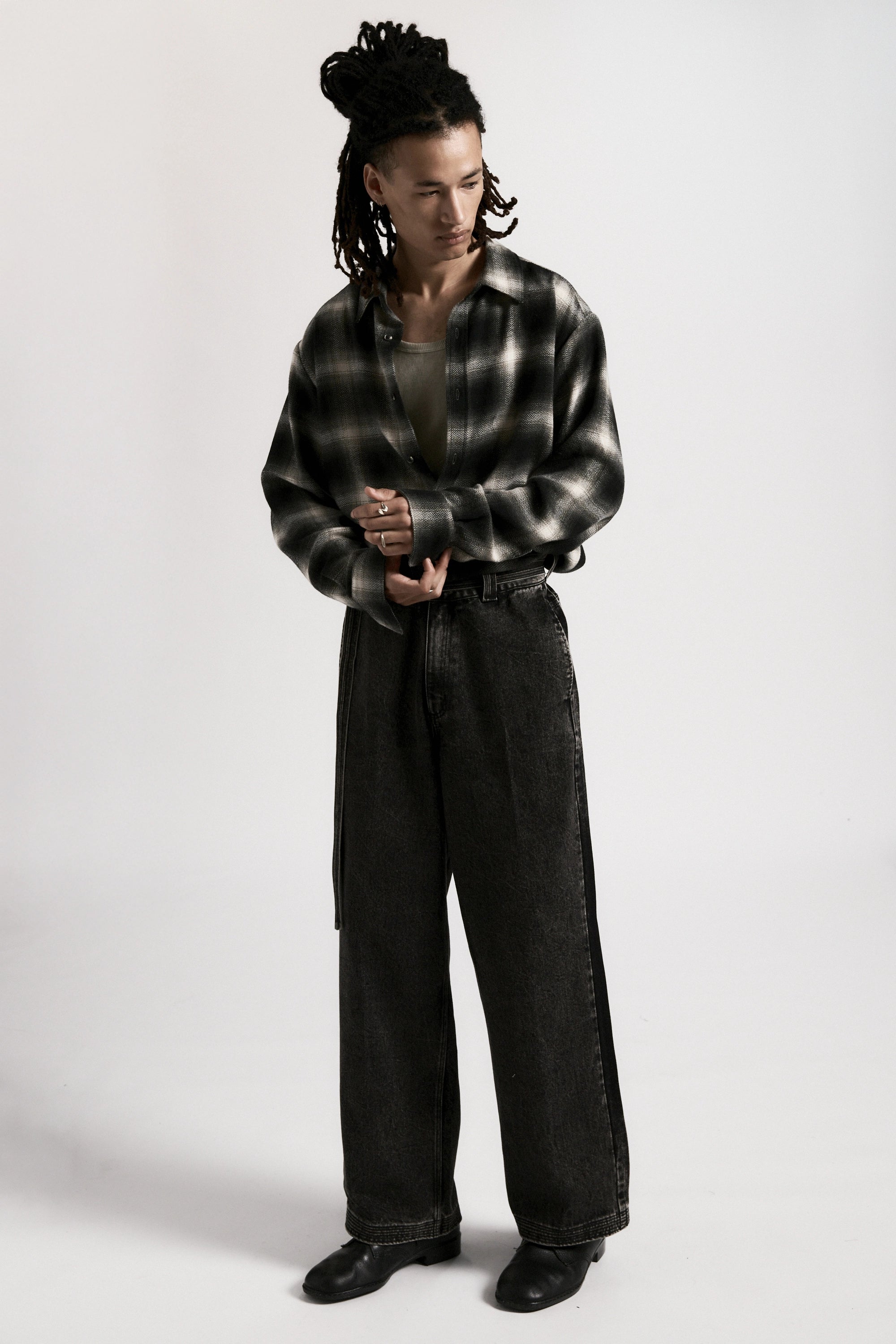 Work Cut Jeans - Washed Black