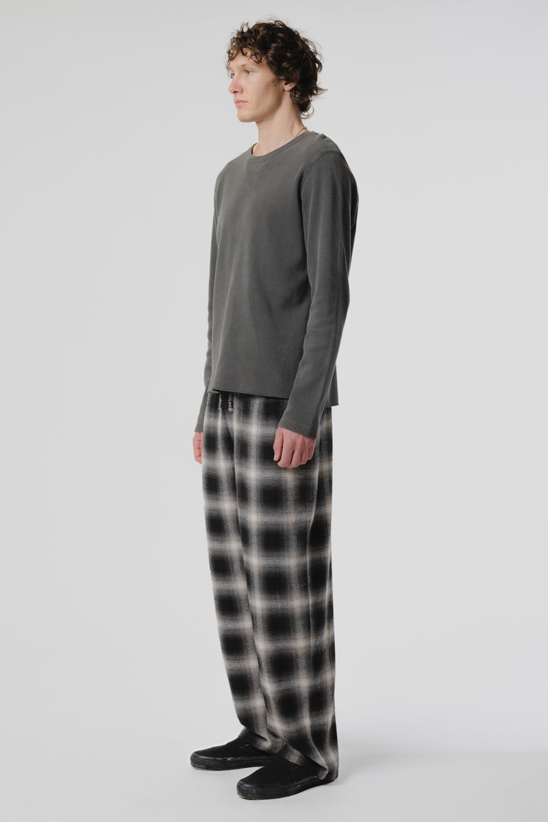 Baggy Pant - Black/Plaid