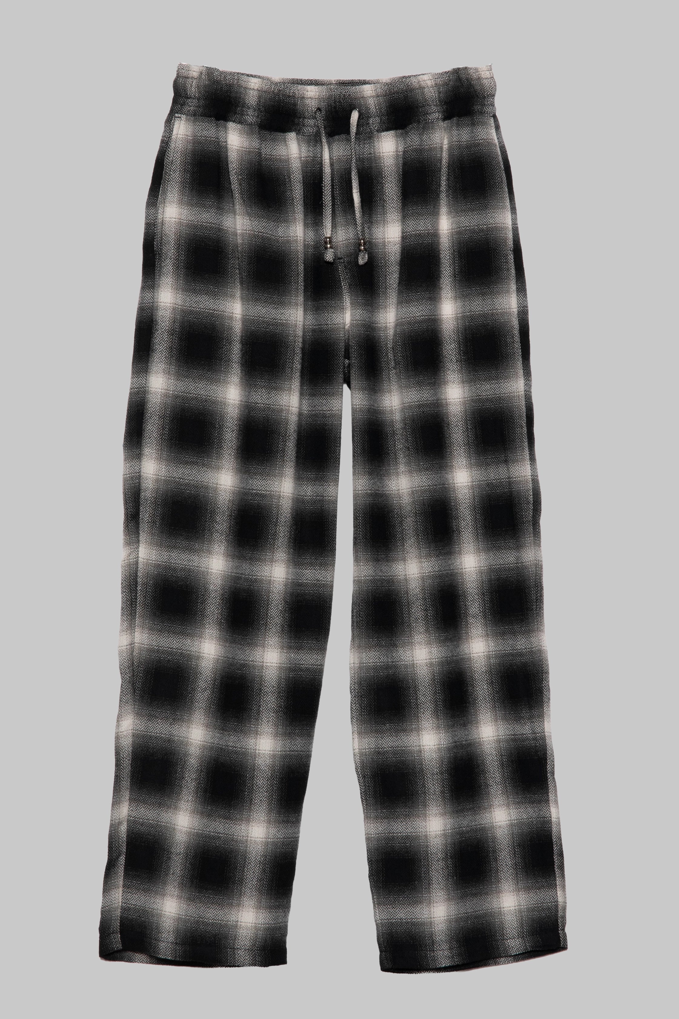 Baggy Pant - Black/Plaid