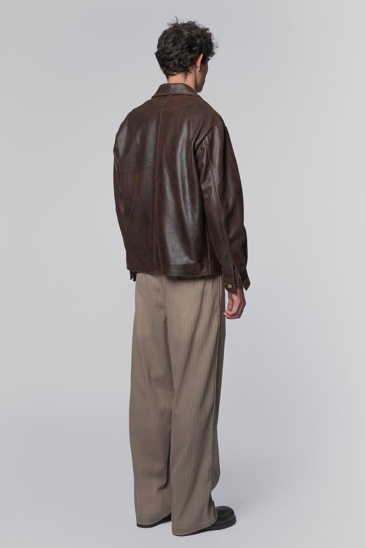 BANK JACKET - BROWN