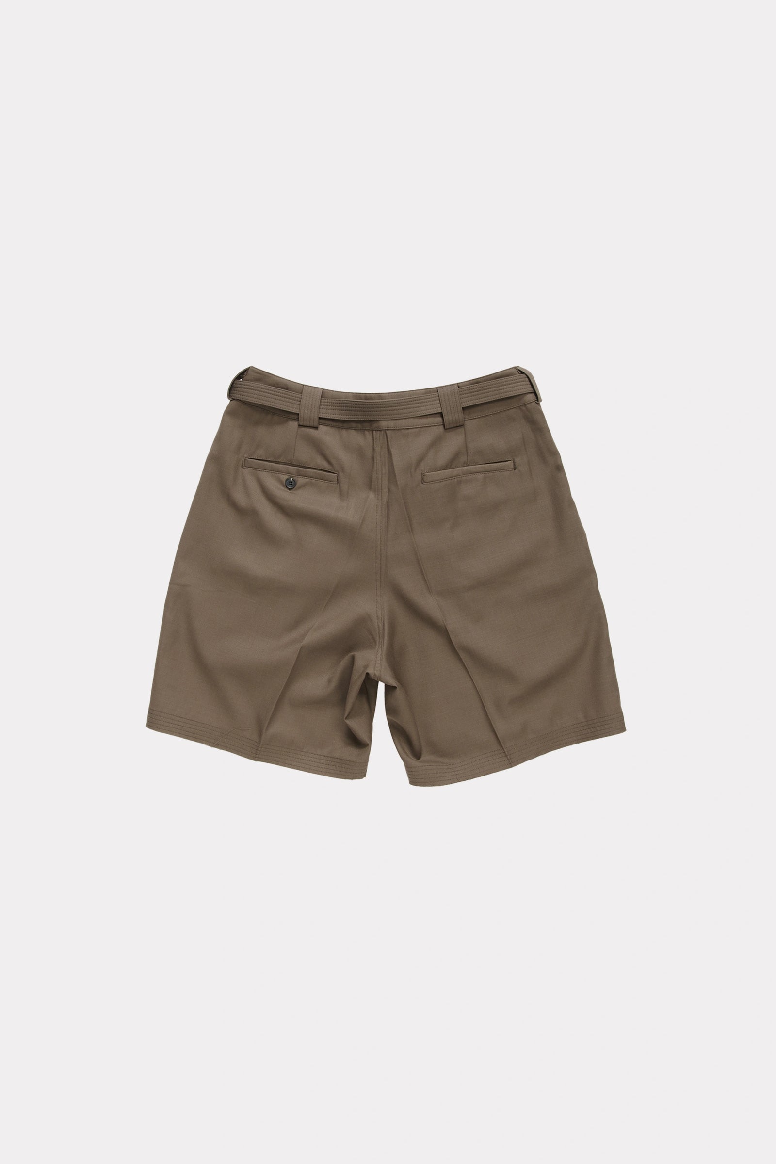 Brown cut shorts from Beach Brains on a white background