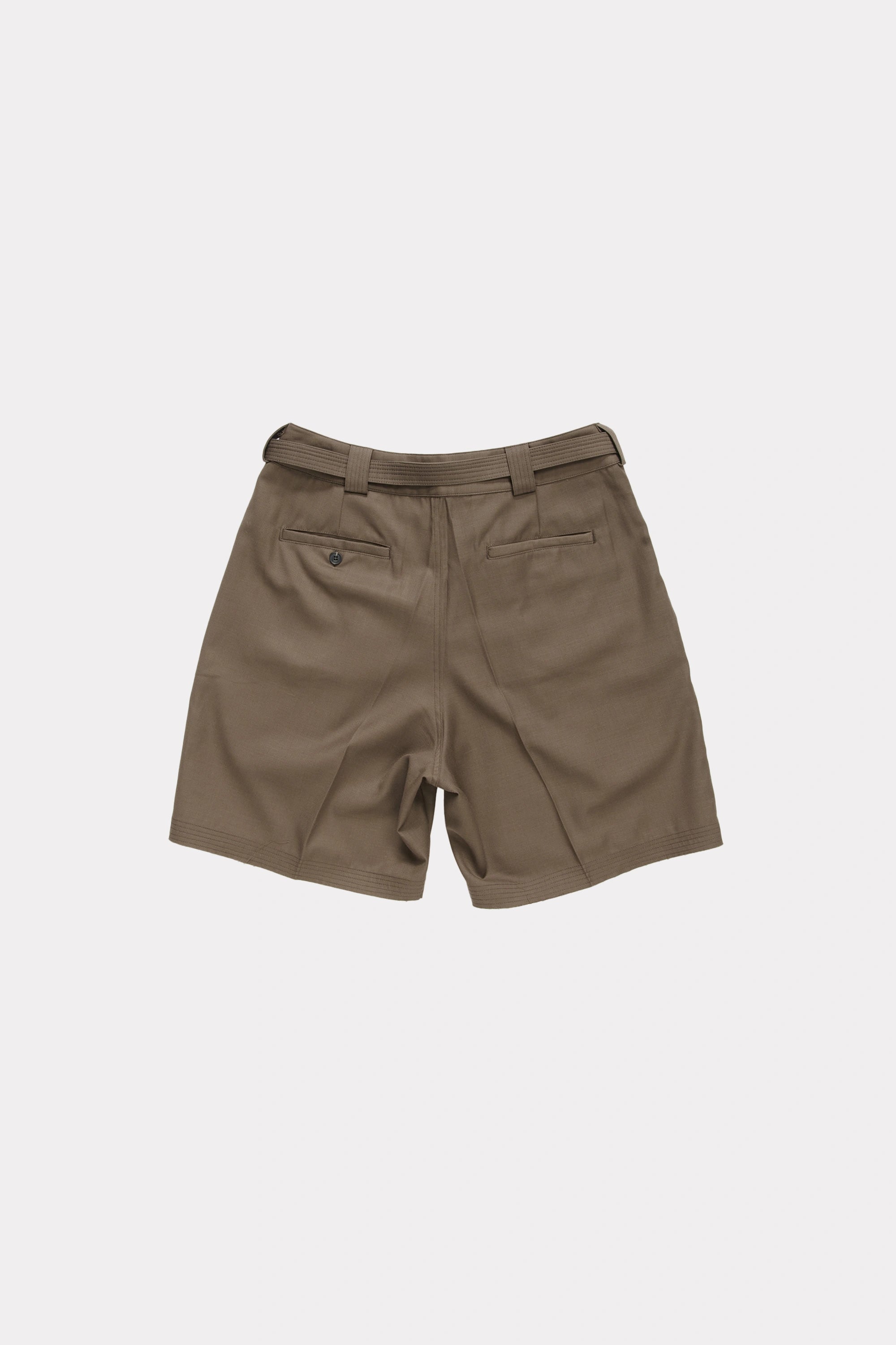 Brown cut shorts from Beach Brains on a white background