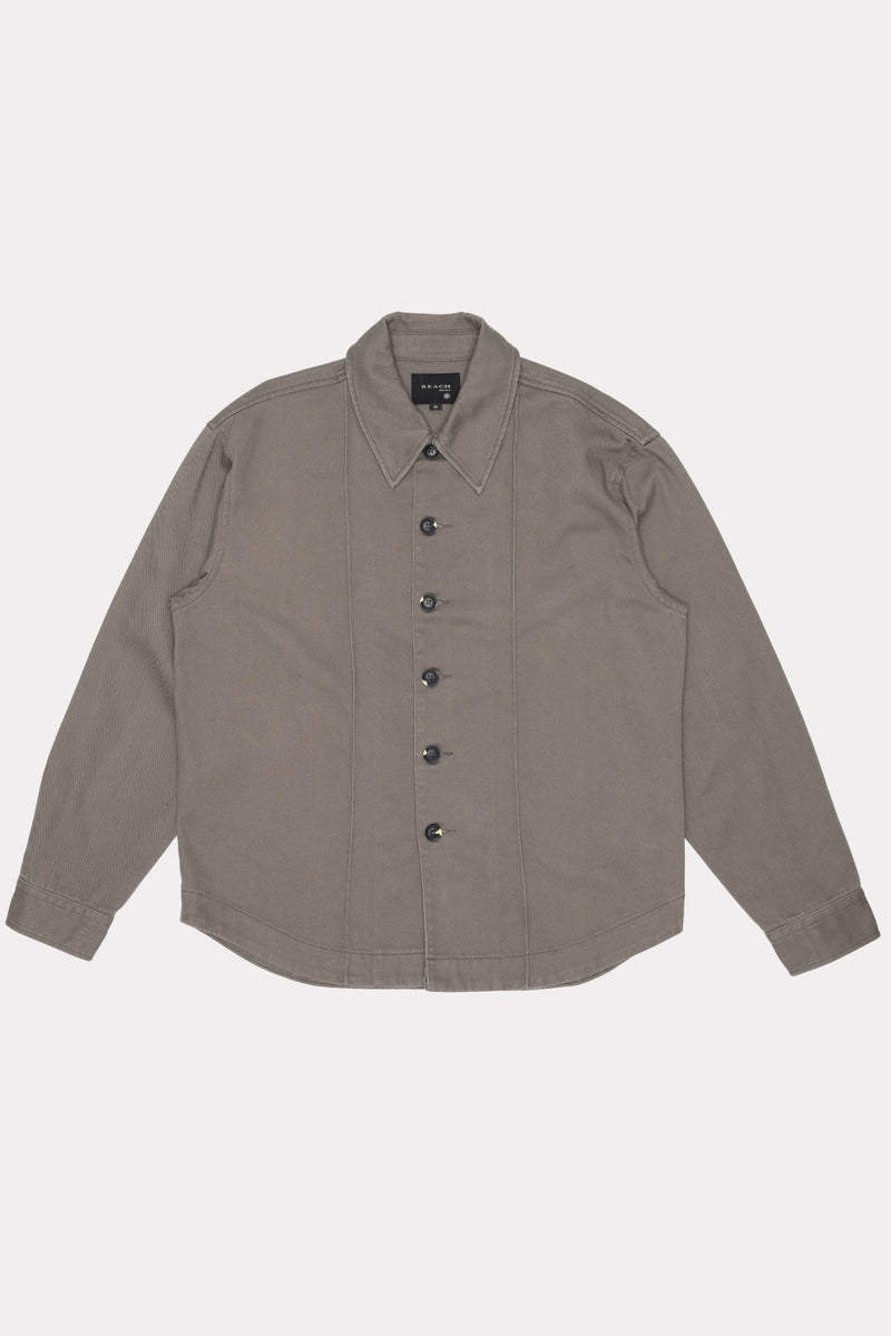 Gravel Float Overshirt on a white background