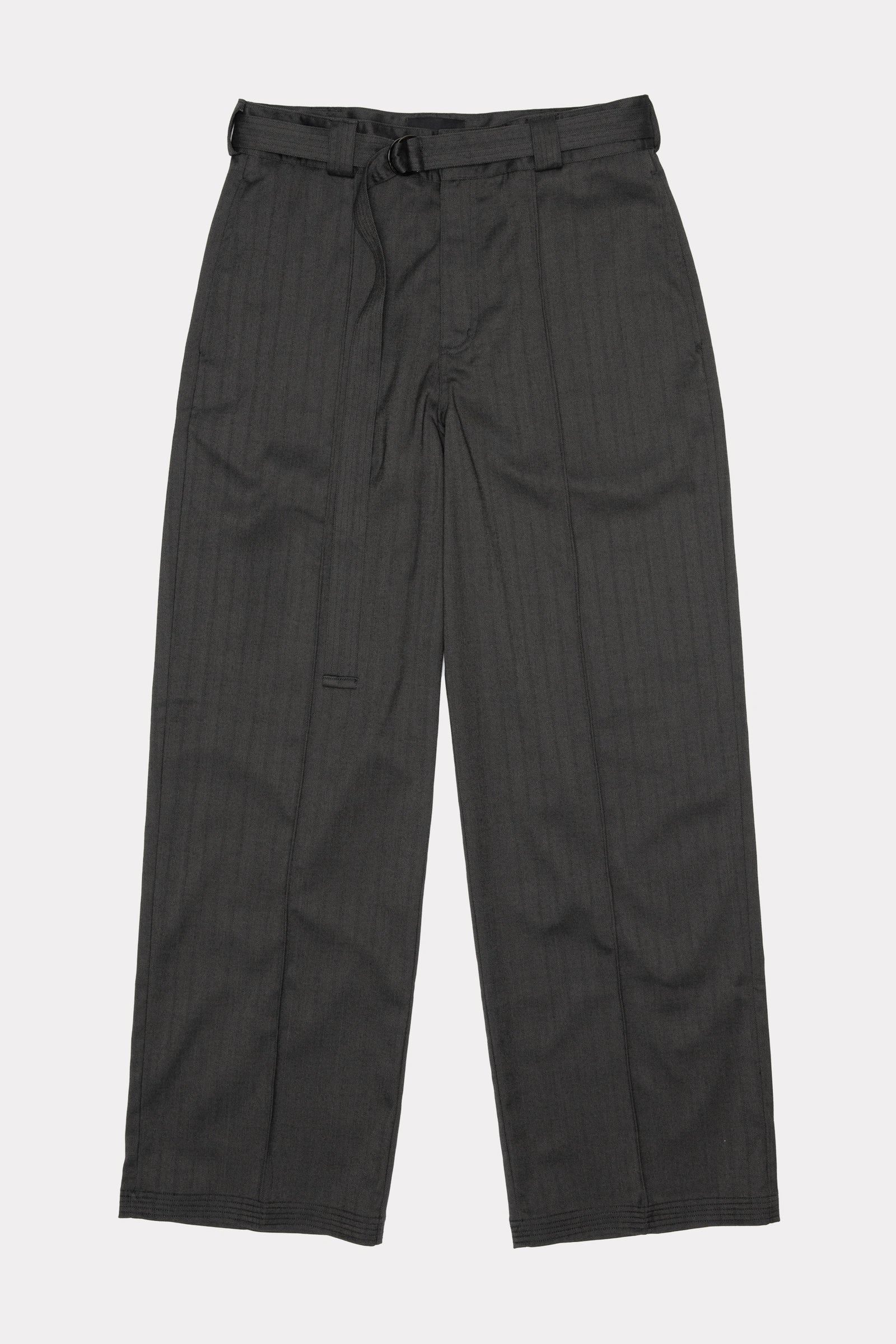 Shadow Suit Pants Black Herringbone by Beach Brains on a white background