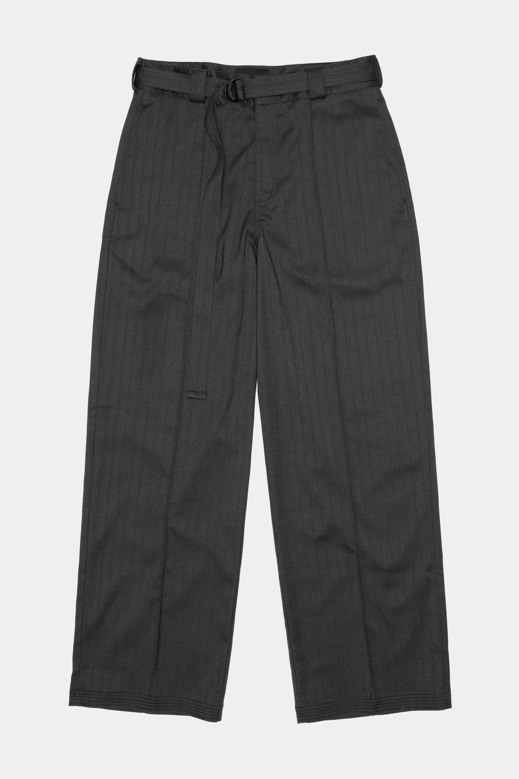 Shadow Suit Pants Black Herringbone by Beach Brains on a white background