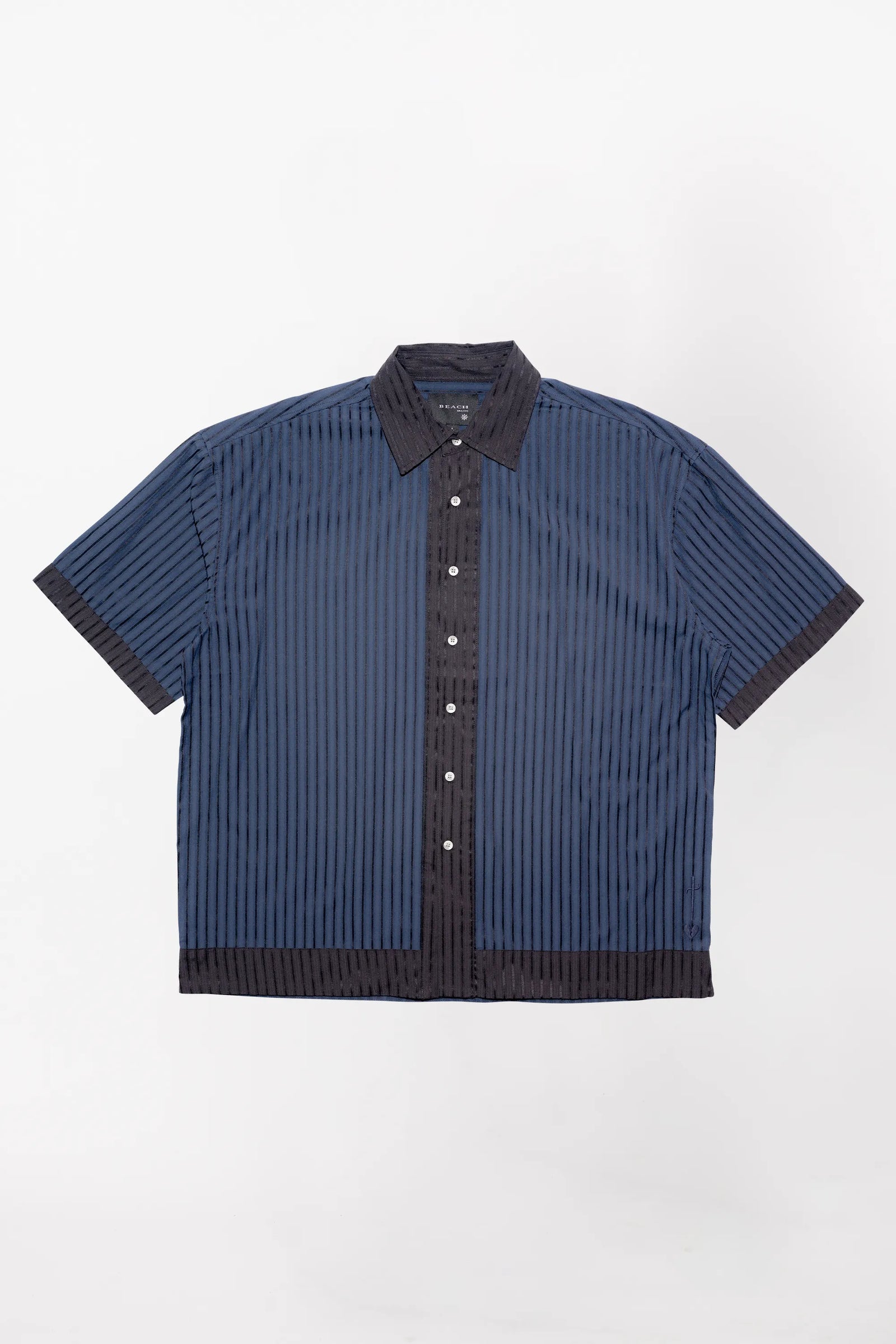 Two Tone Shirt - Navy/Black