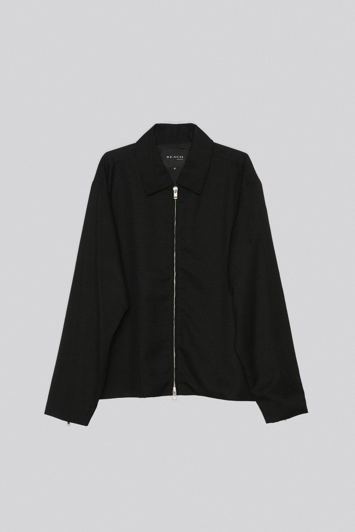 ZIP COACH - BLACK PLAID