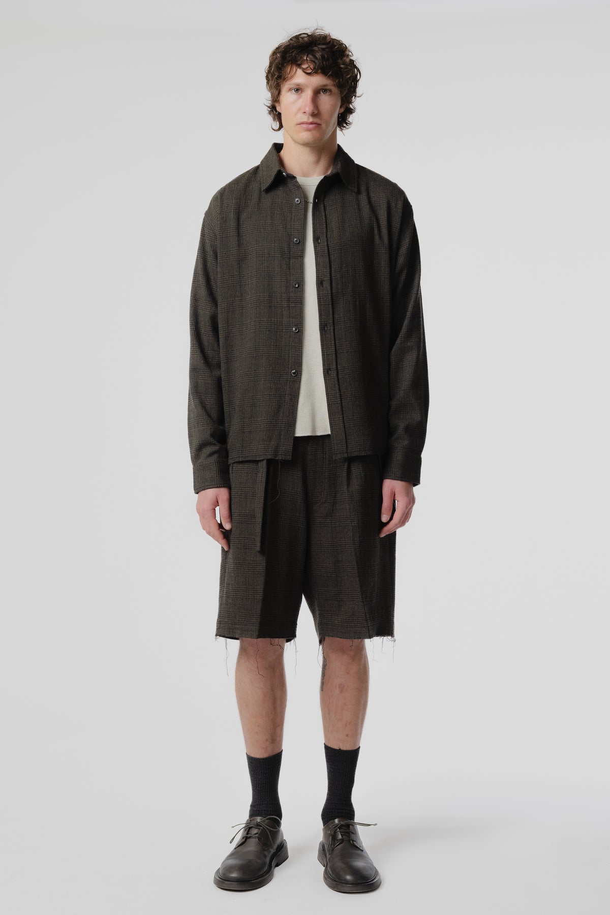 Cut Short - Green/Black Plaid
