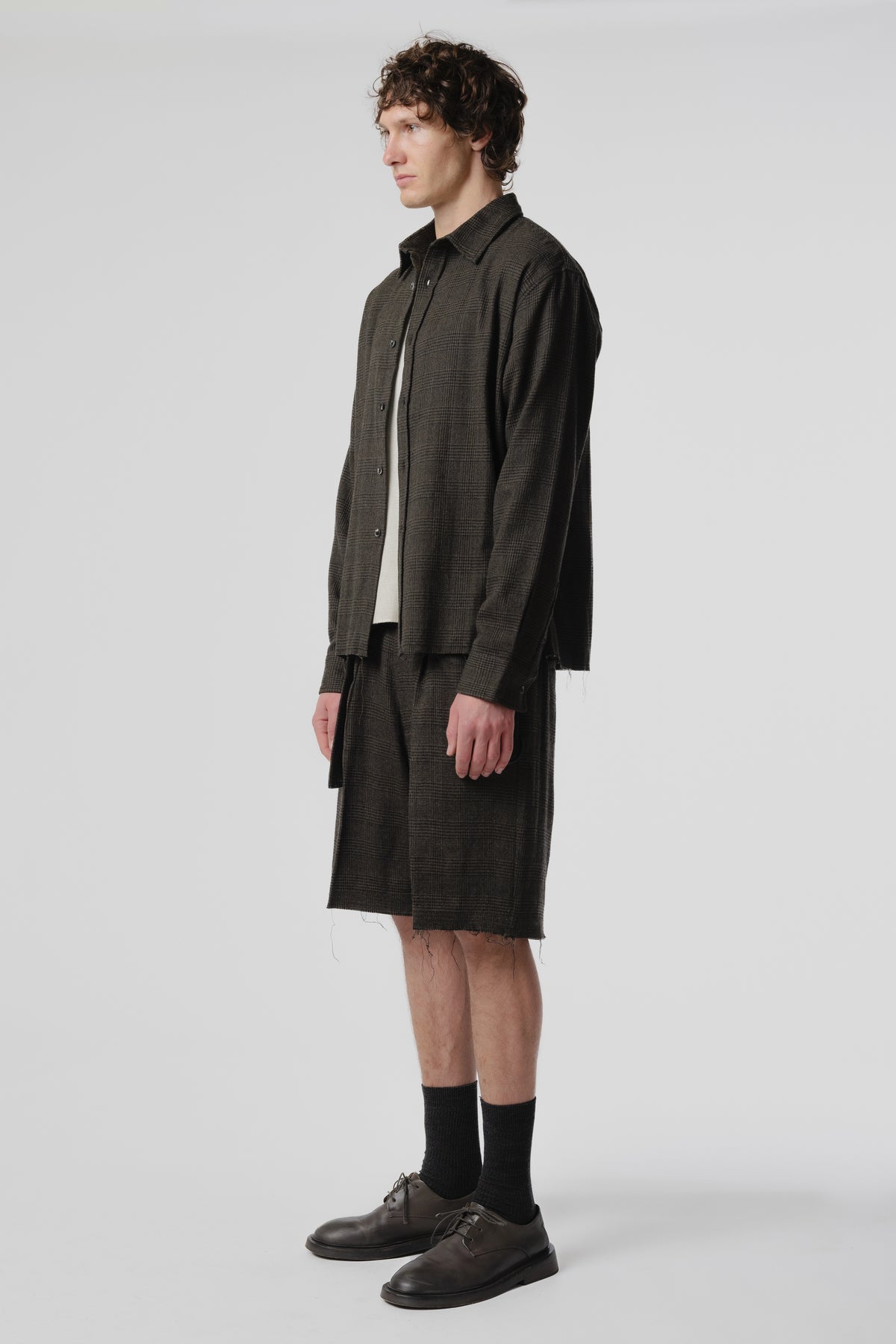 Cut Short - Green/Black Plaid