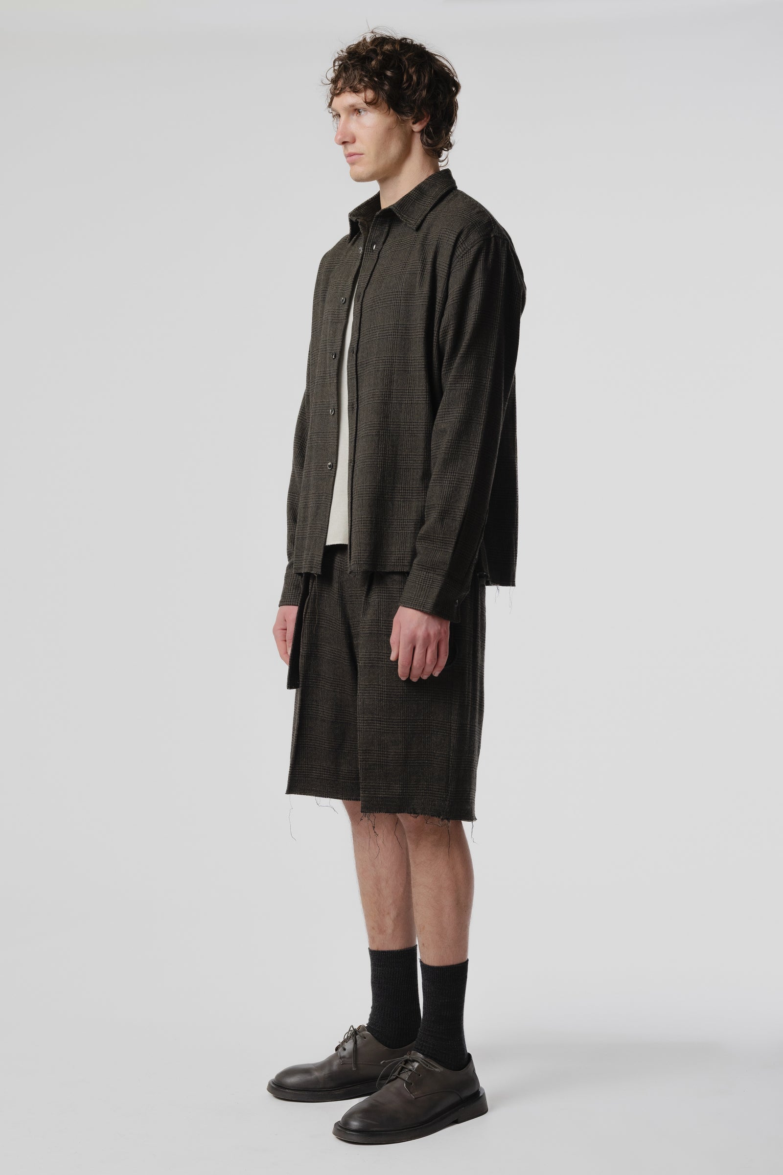 Cut Short - Green/Black Plaid