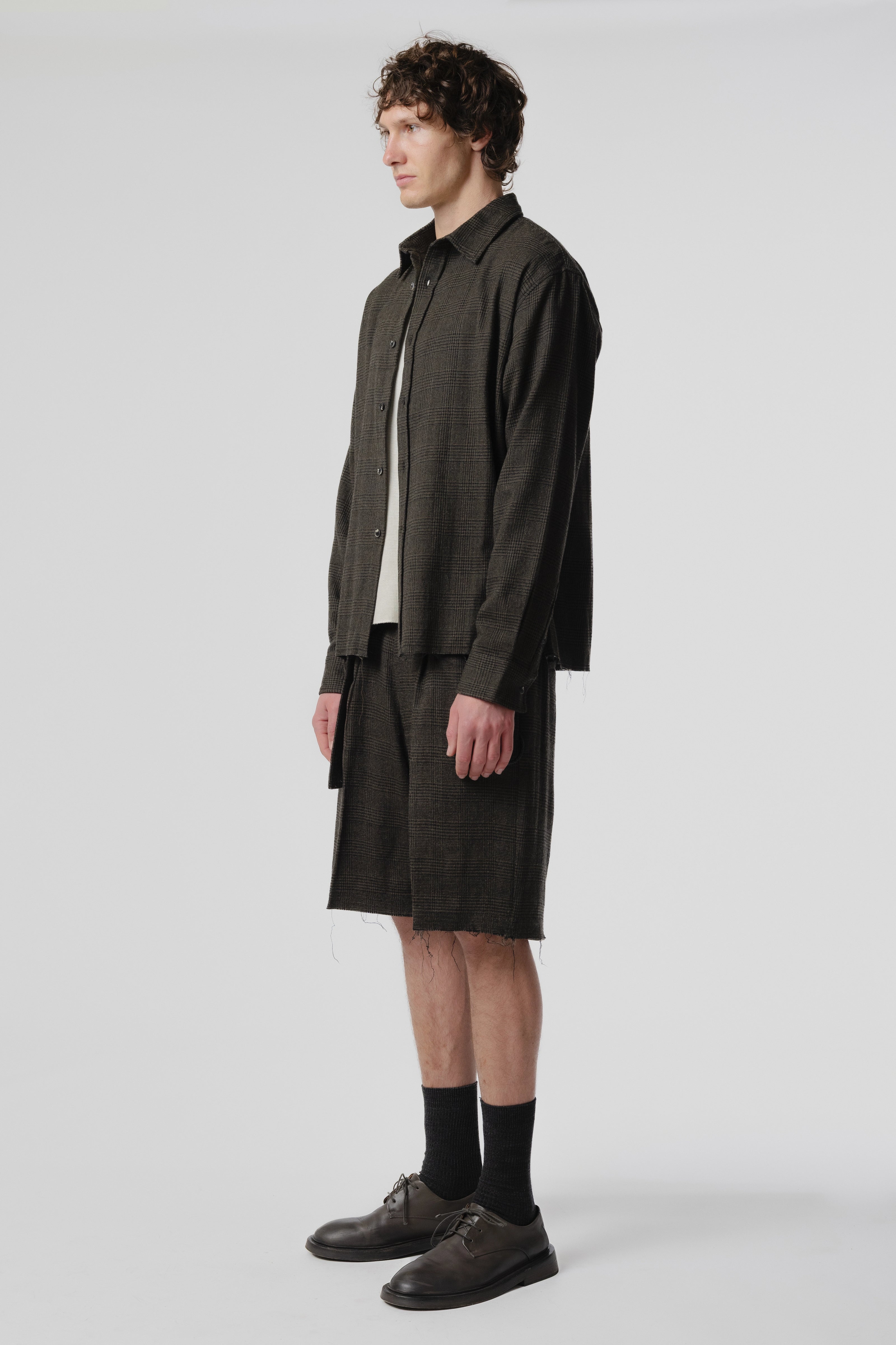 Cut Short - Green/Black Plaid