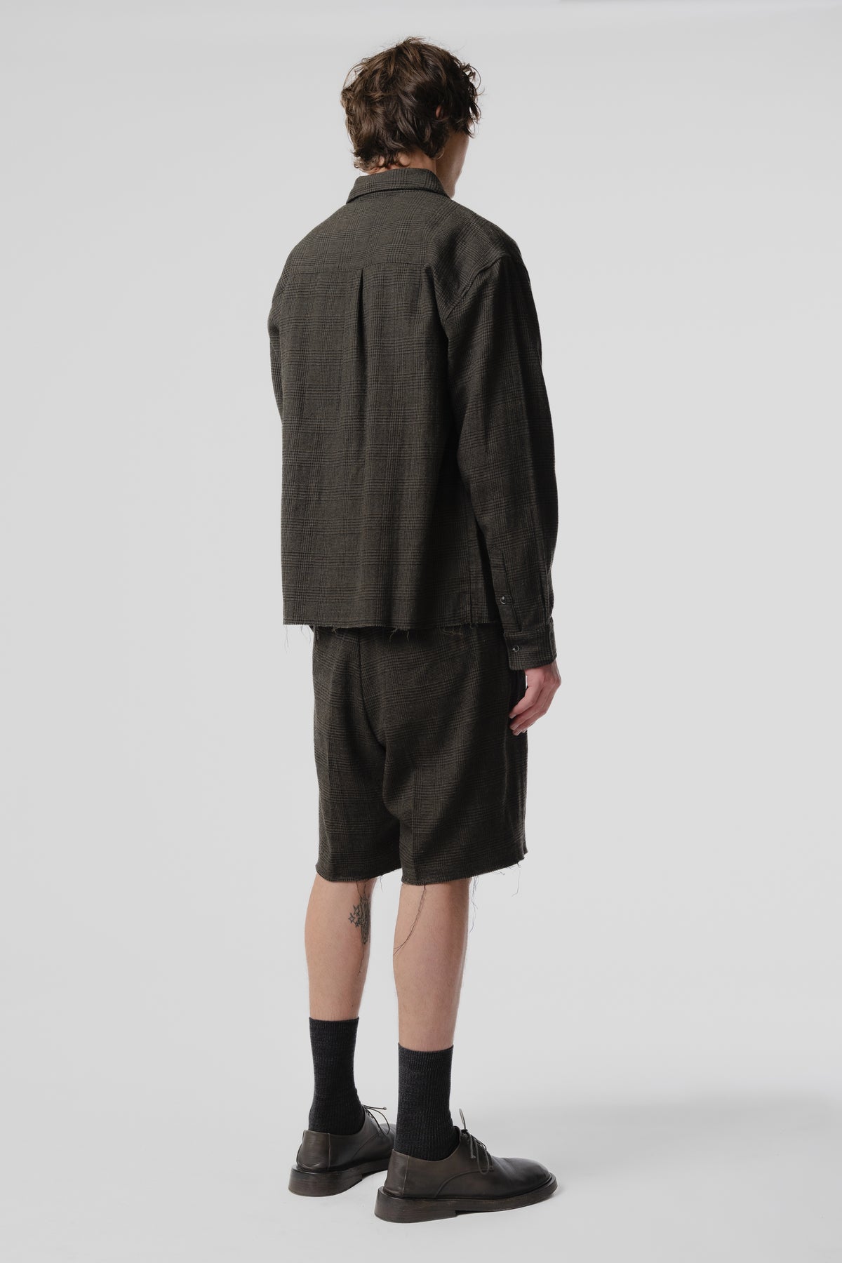 Cut Short - Green/Black Plaid