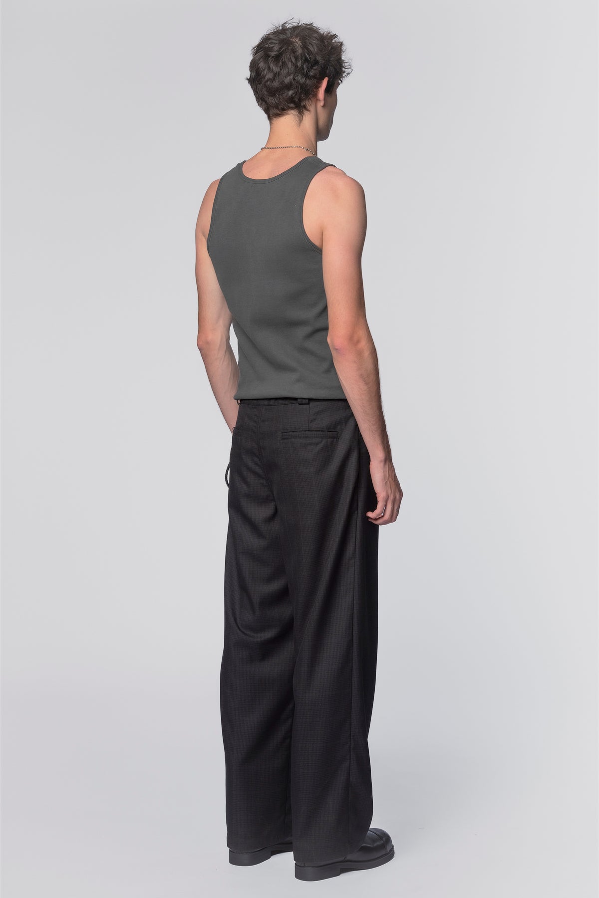 LIMIT TROUSER - BLACK PLAID
