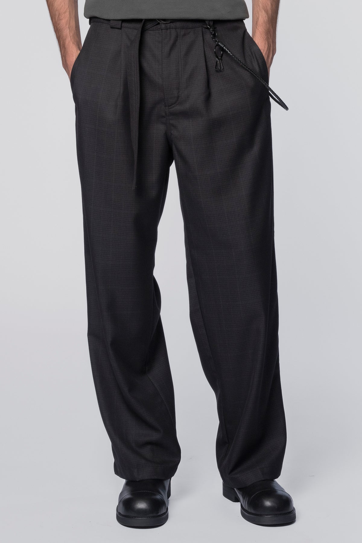 LIMIT TROUSER - BLACK PLAID