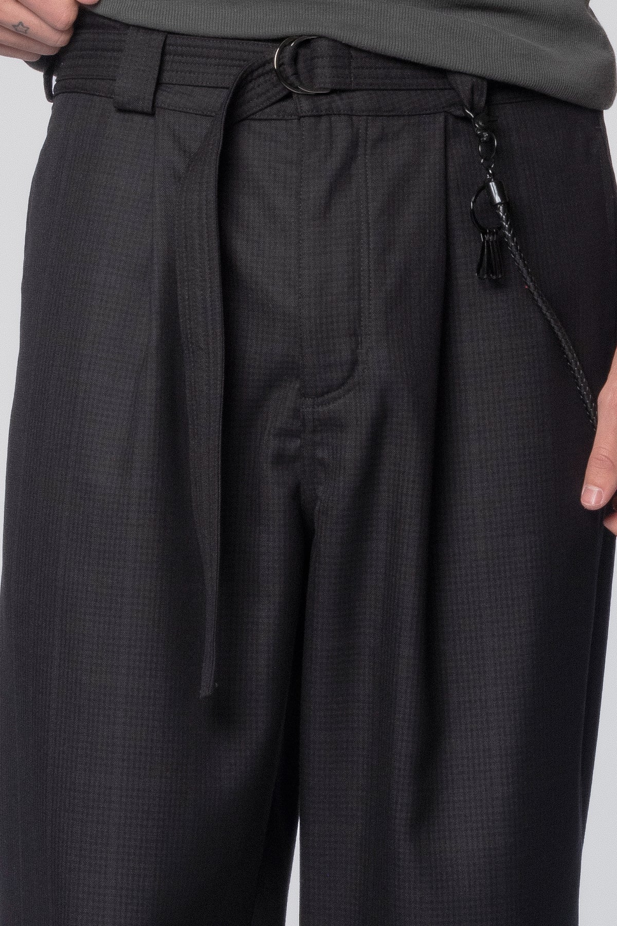 LIMIT TROUSER - BLACK PLAID